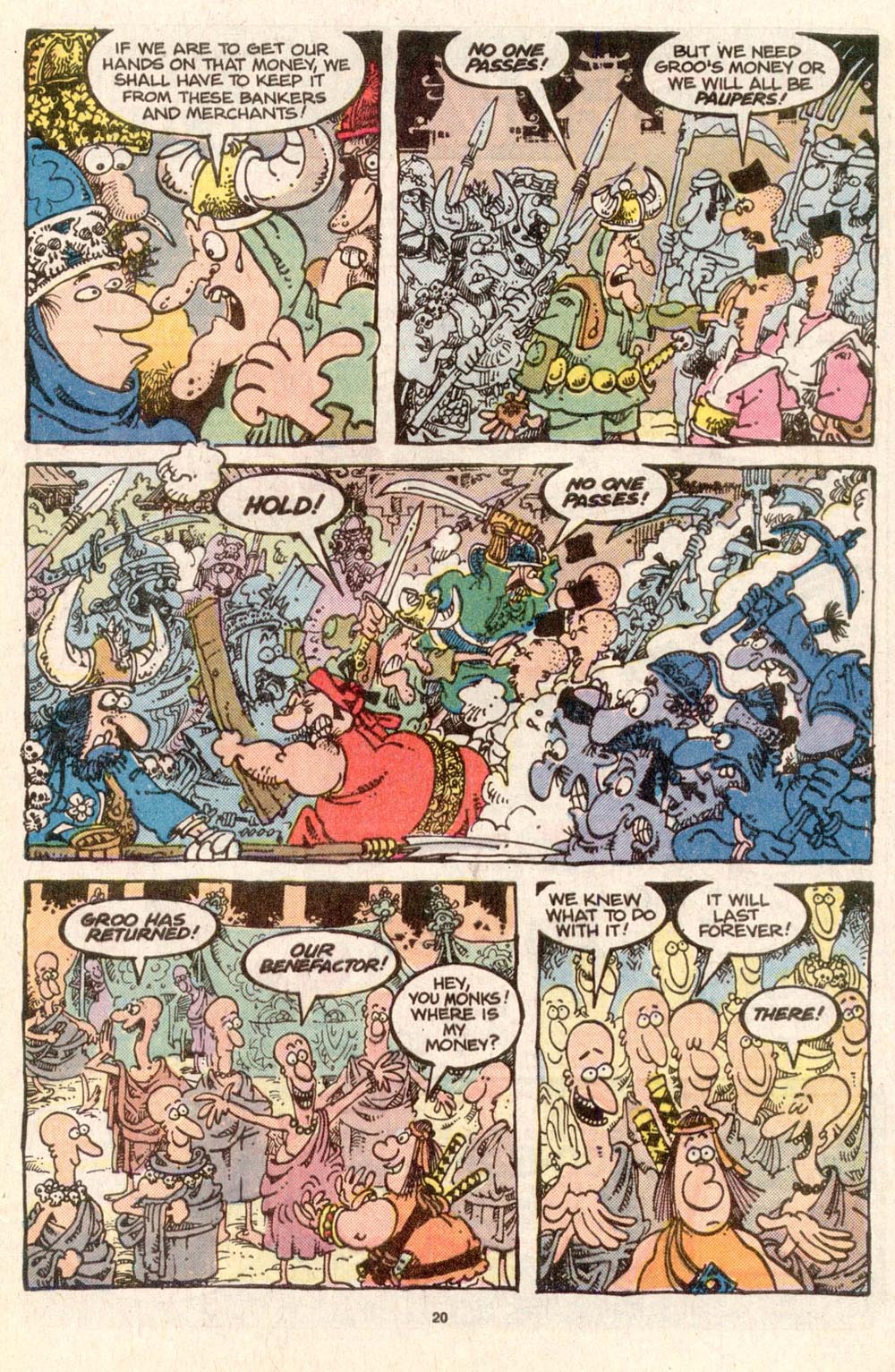 Read online Sergio Aragonés Groo the Wanderer comic -  Issue #32 - 20