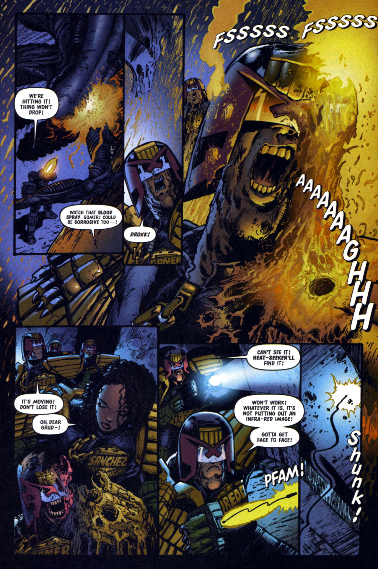 Read online Judge Dredd Vs. Aliens:  Incubus comic -  Issue #1 - 24
