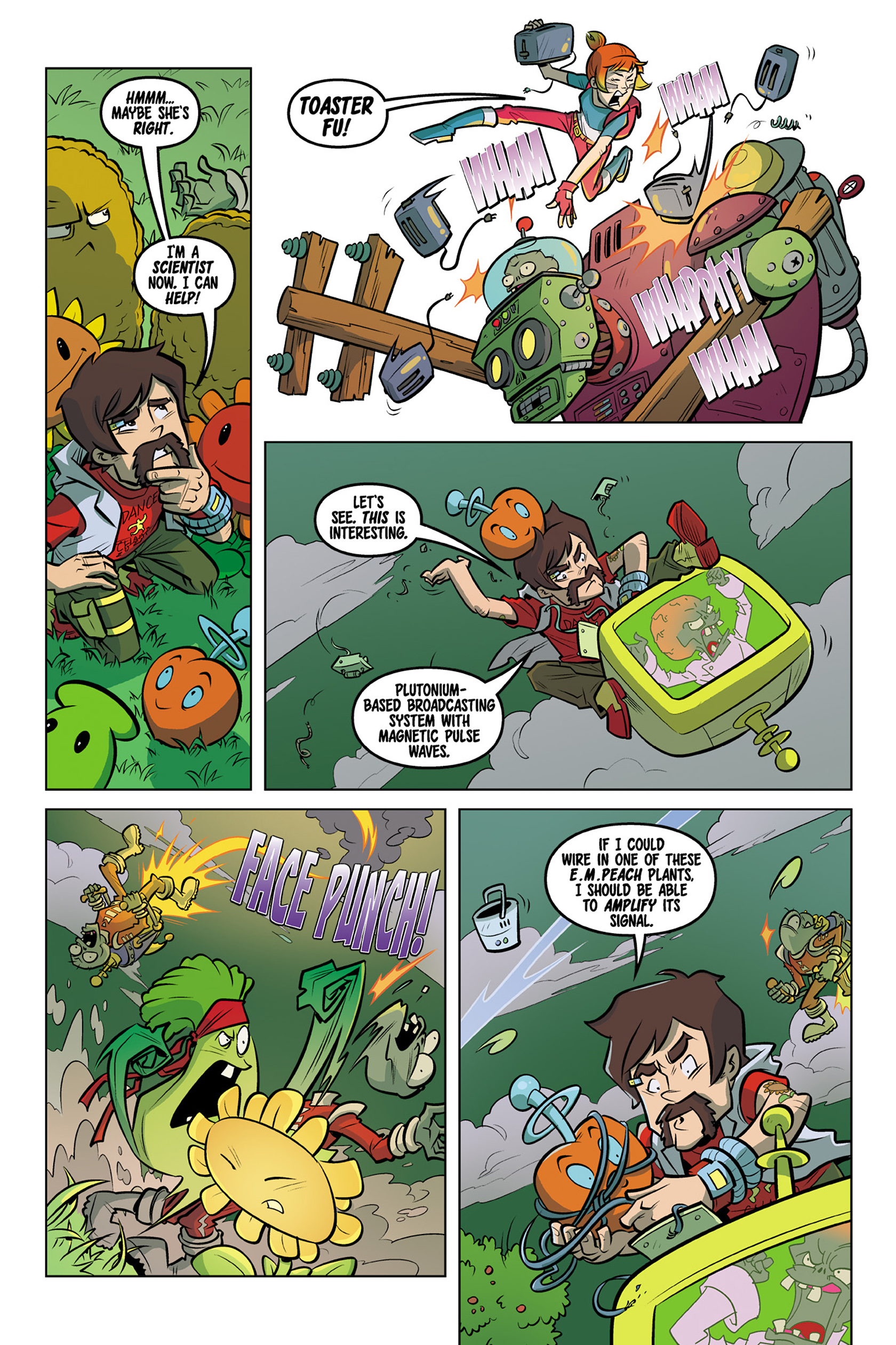 Read online Plants vs. Zombies: Timepocalypse comic -  Issue #4 - 13