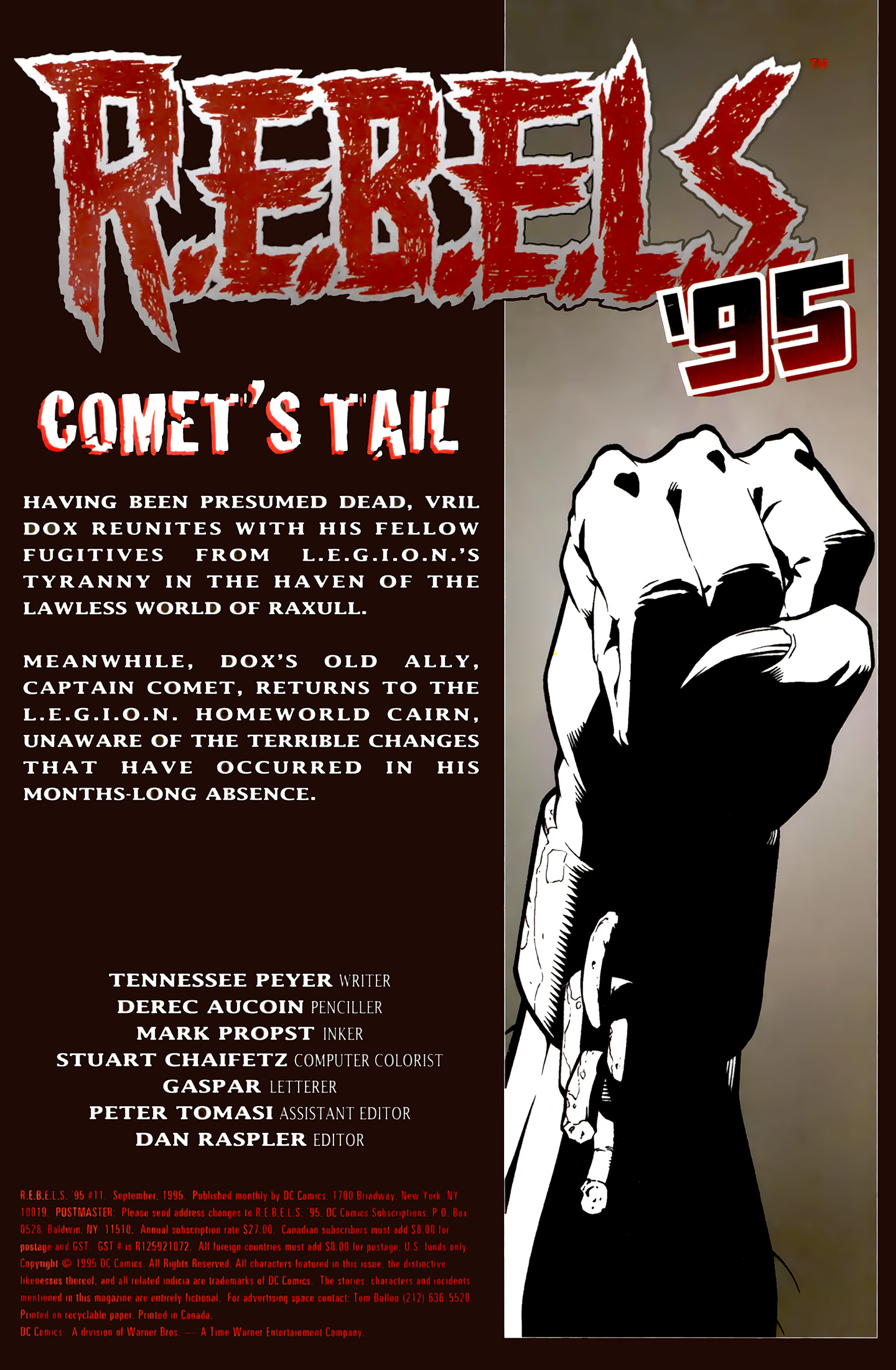 Read online R.E.B.E.L.S. '94 comic -  Issue #11 - 2