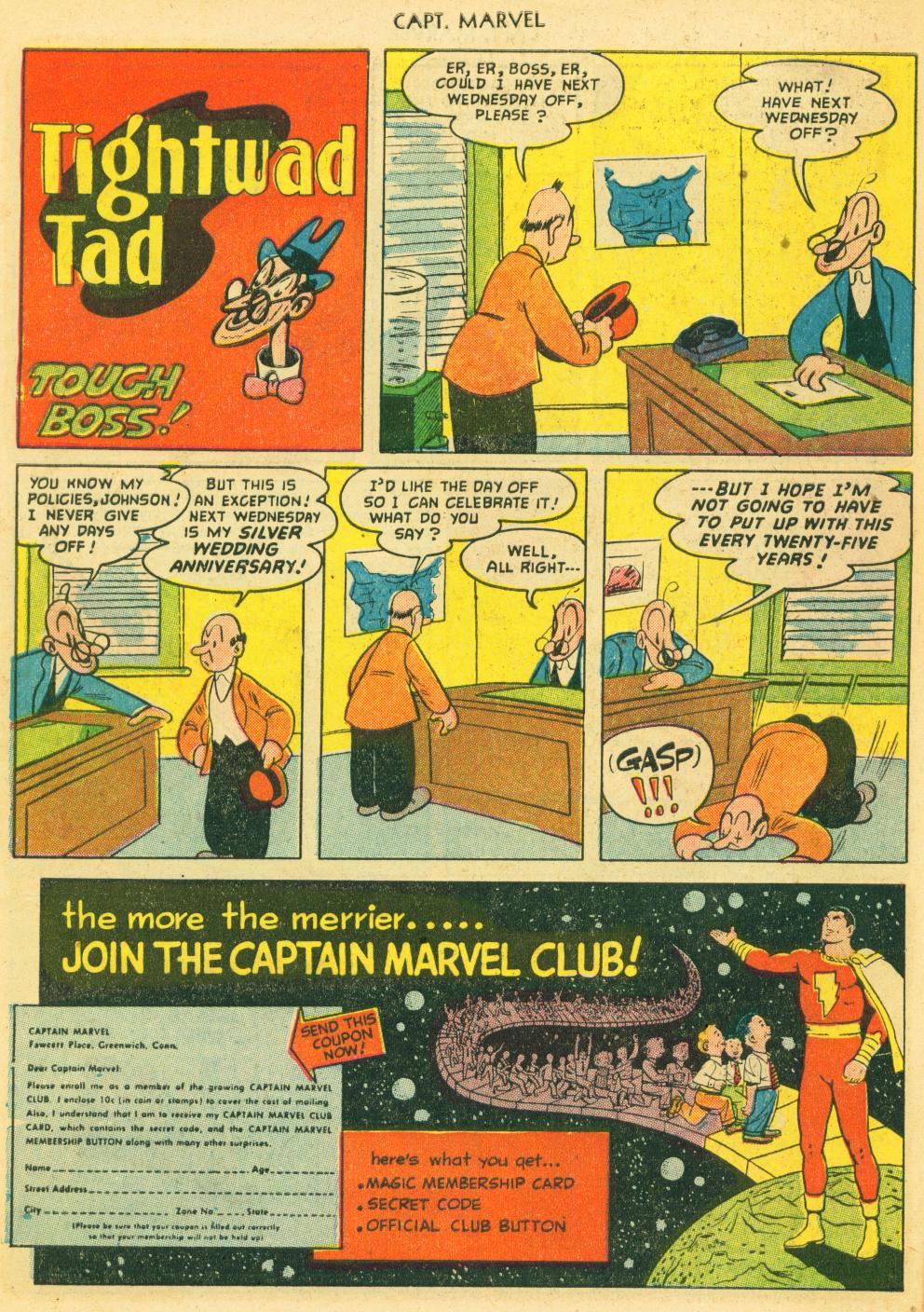 Read online Captain Marvel Adventures comic -  Issue #133 - 10
