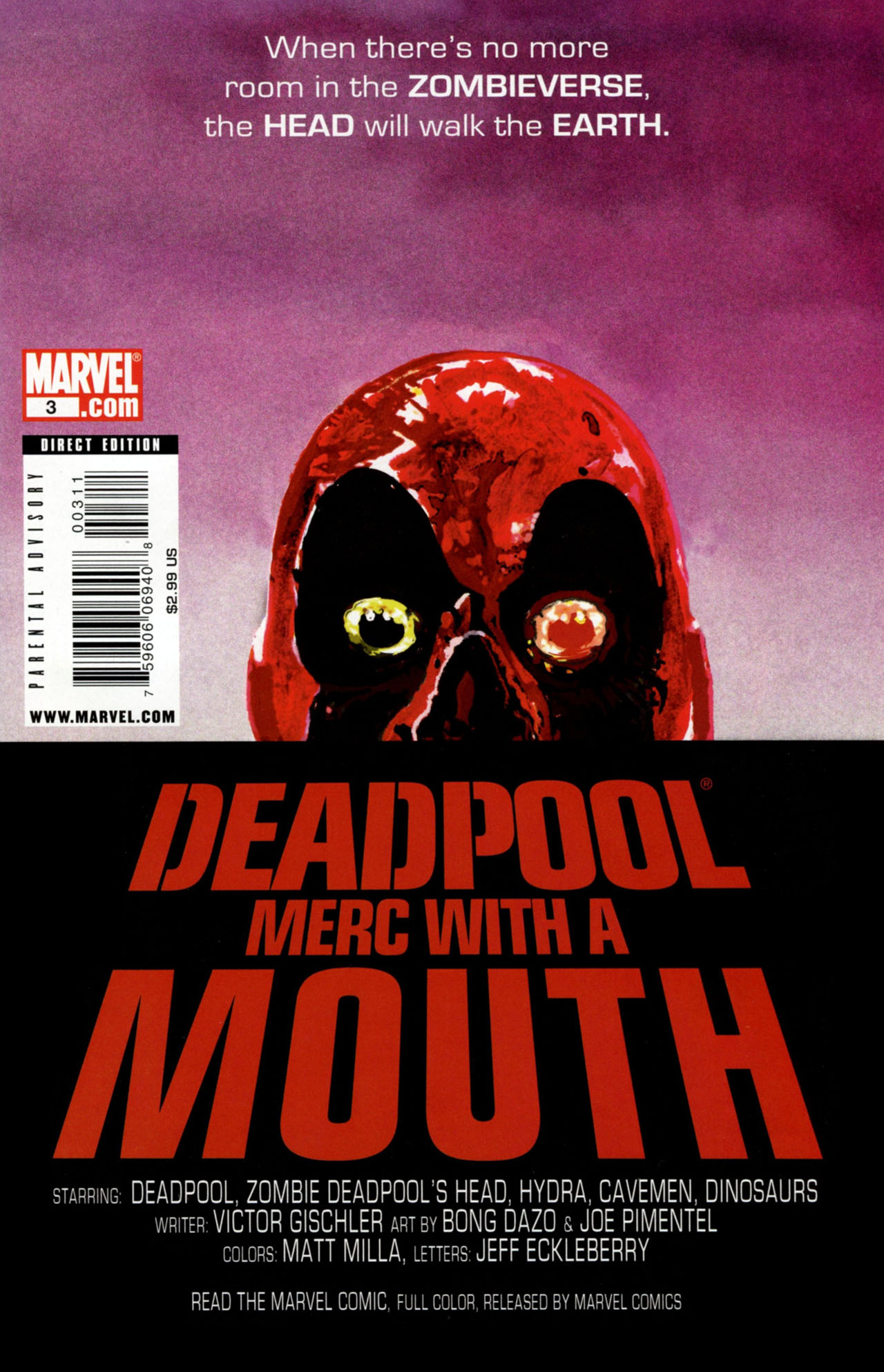 Read online Deadpool: Merc With a Mouth comic -  Issue #3 - 1