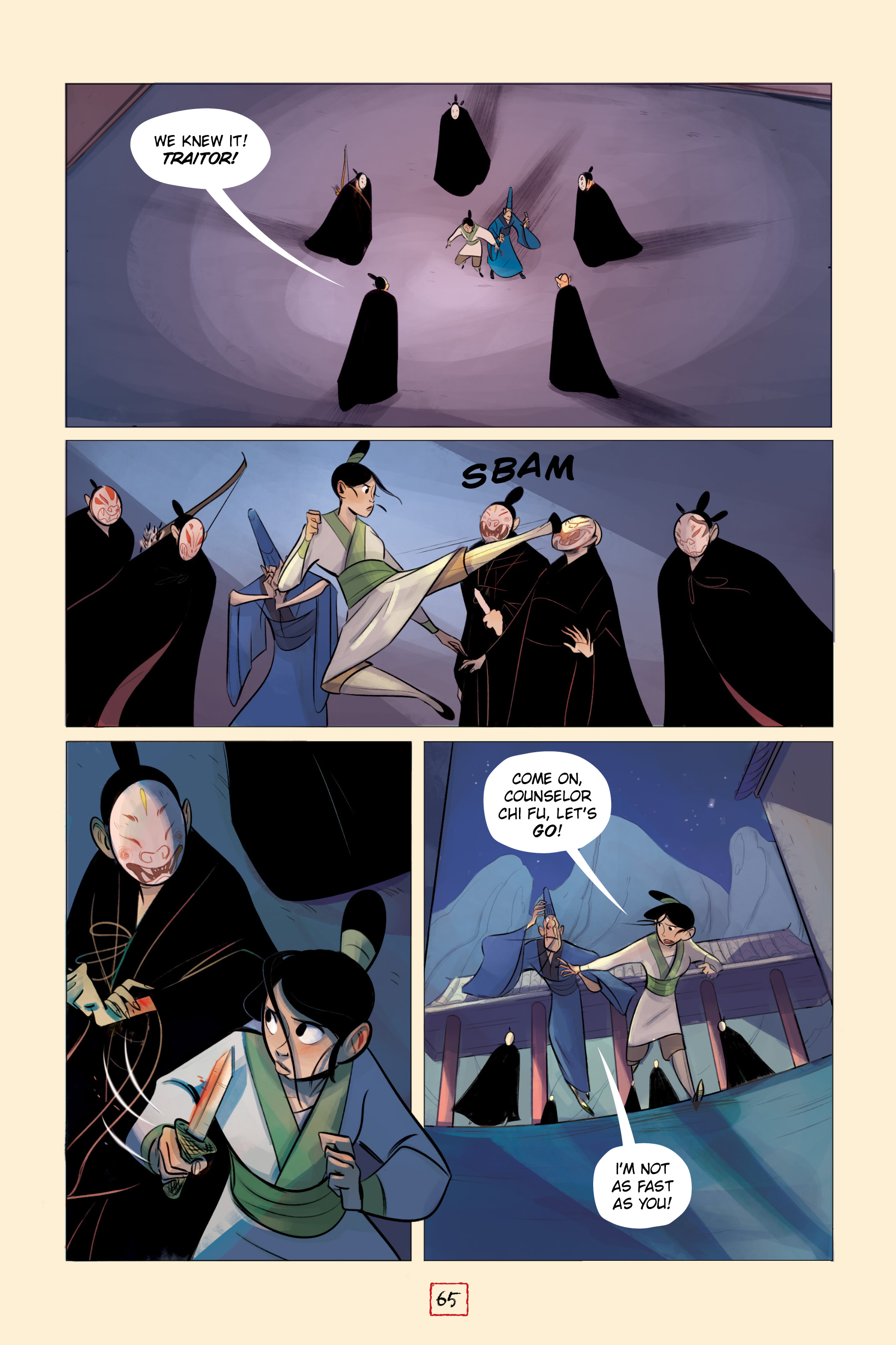 Read online Disney Mulan's Adventure Journal: The Palace of Secrets comic -  Issue # TPB - 64