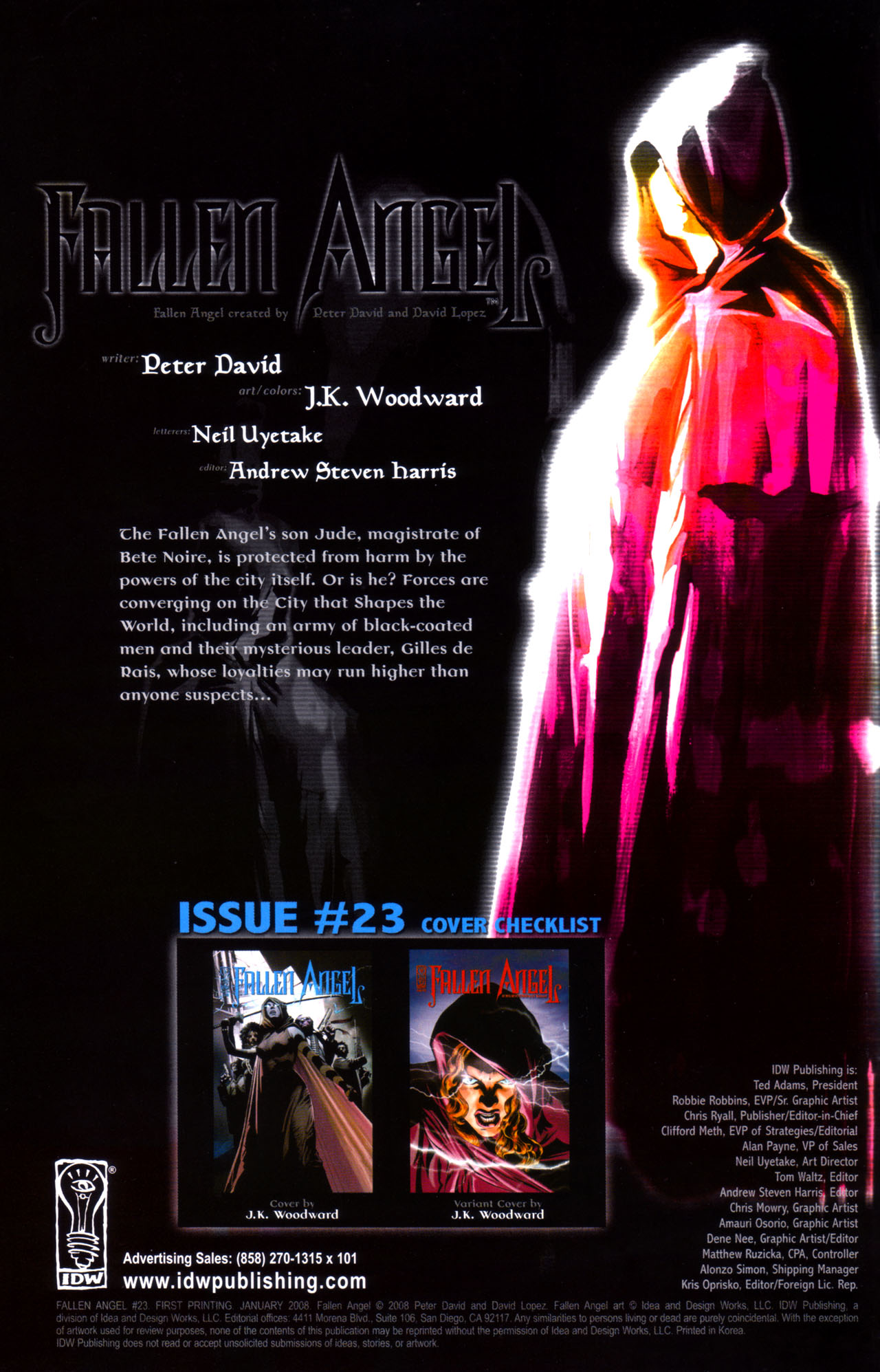 Read online Fallen Angel comic -  Issue #23 - 2
