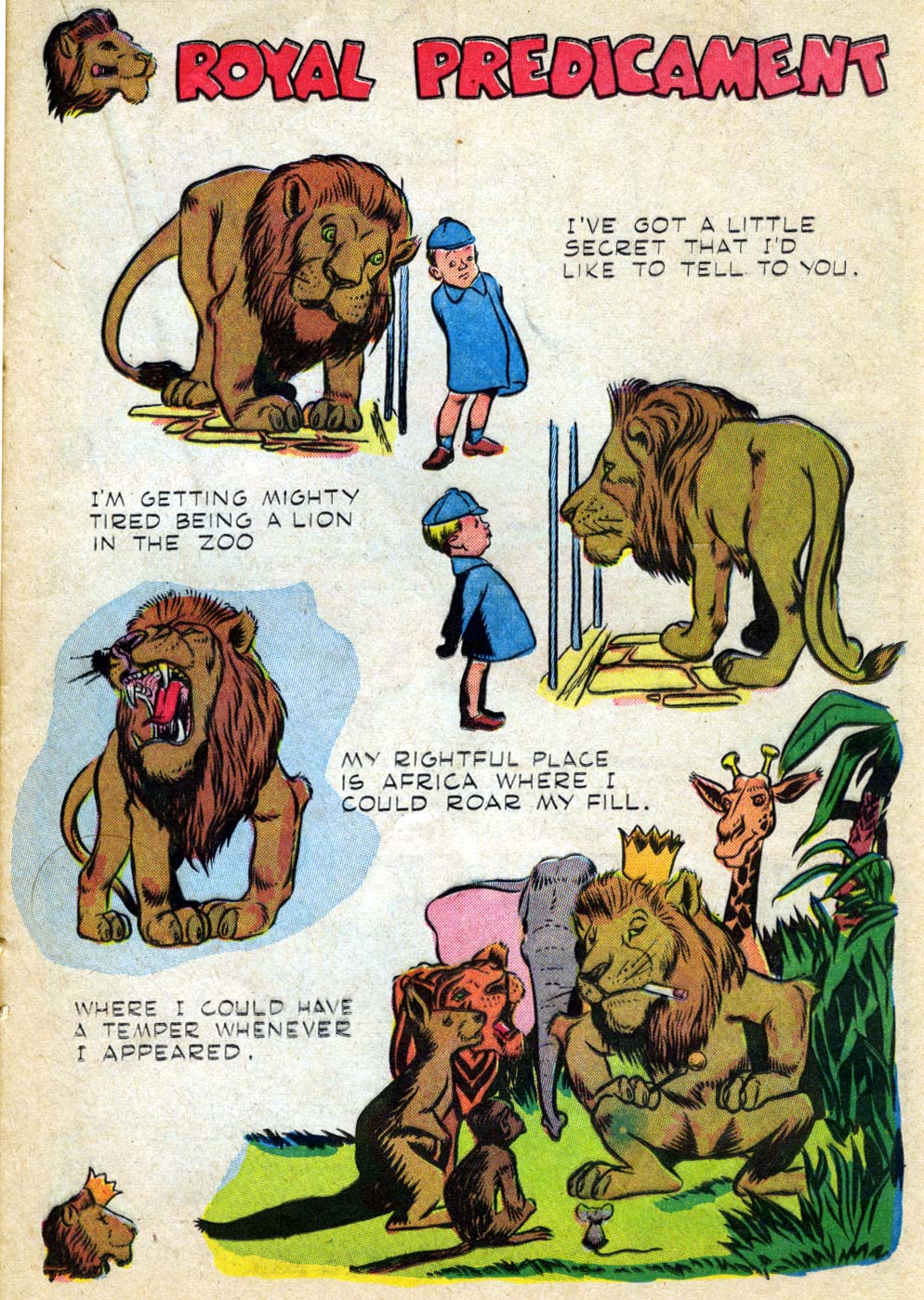 Read online Animal Comics comic -  Issue #22 - 31