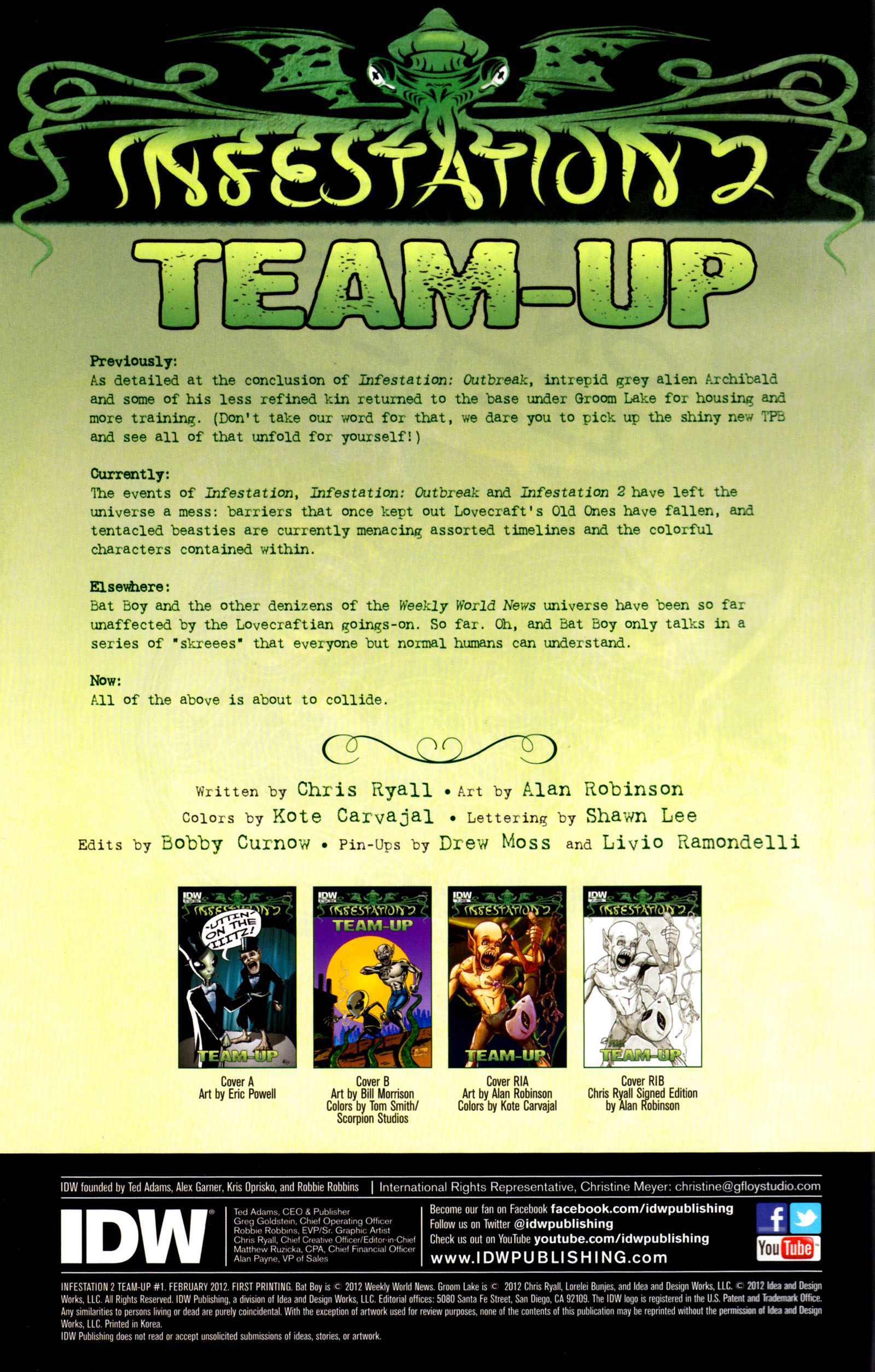 Read online Infestation 2 Team-Up comic -  Issue # Full - 2