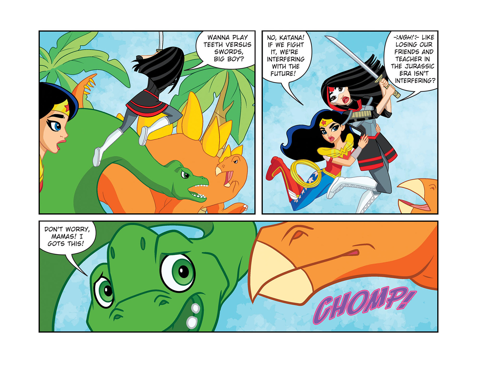 Read online DC Super Hero Girls: Past Times at Super Hero High comic -  Issue #3 - 4