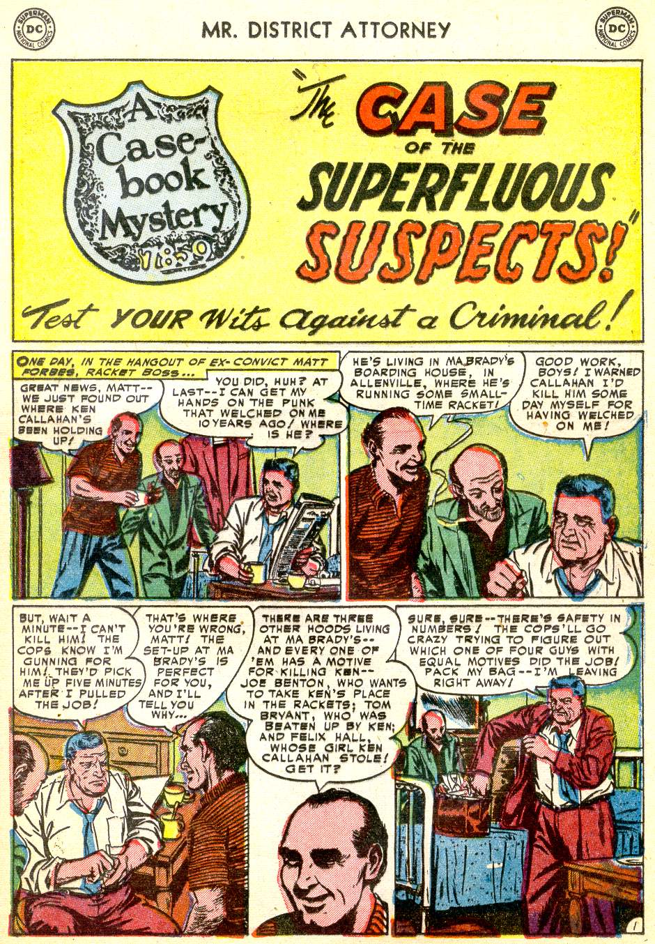 Read online Mr. District Attorney comic -  Issue #39 - 21