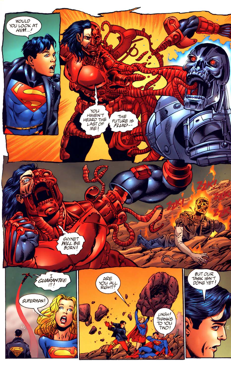 Superman vs. The Terminator: Death to the Future Issue #4 #4 - English 22