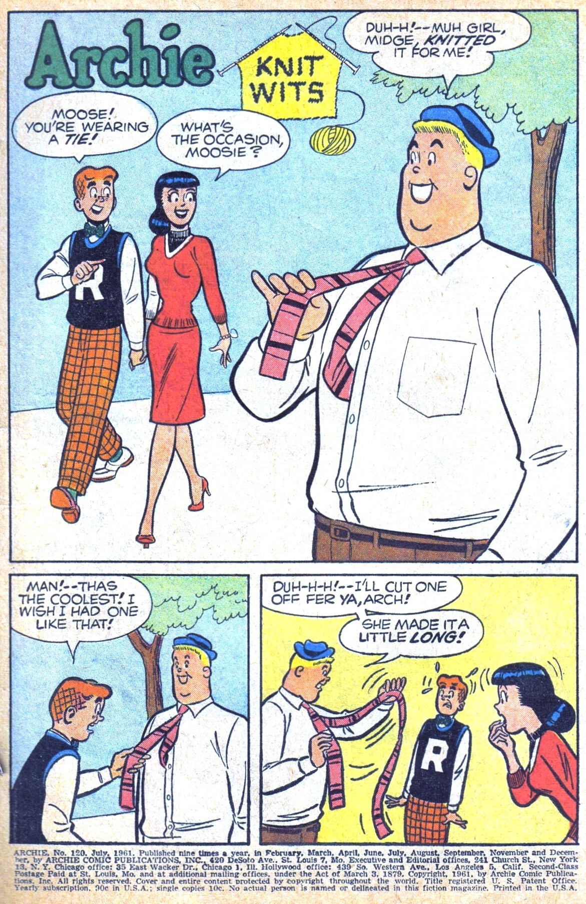 Read online Archie (1960) comic -  Issue #120 - 3