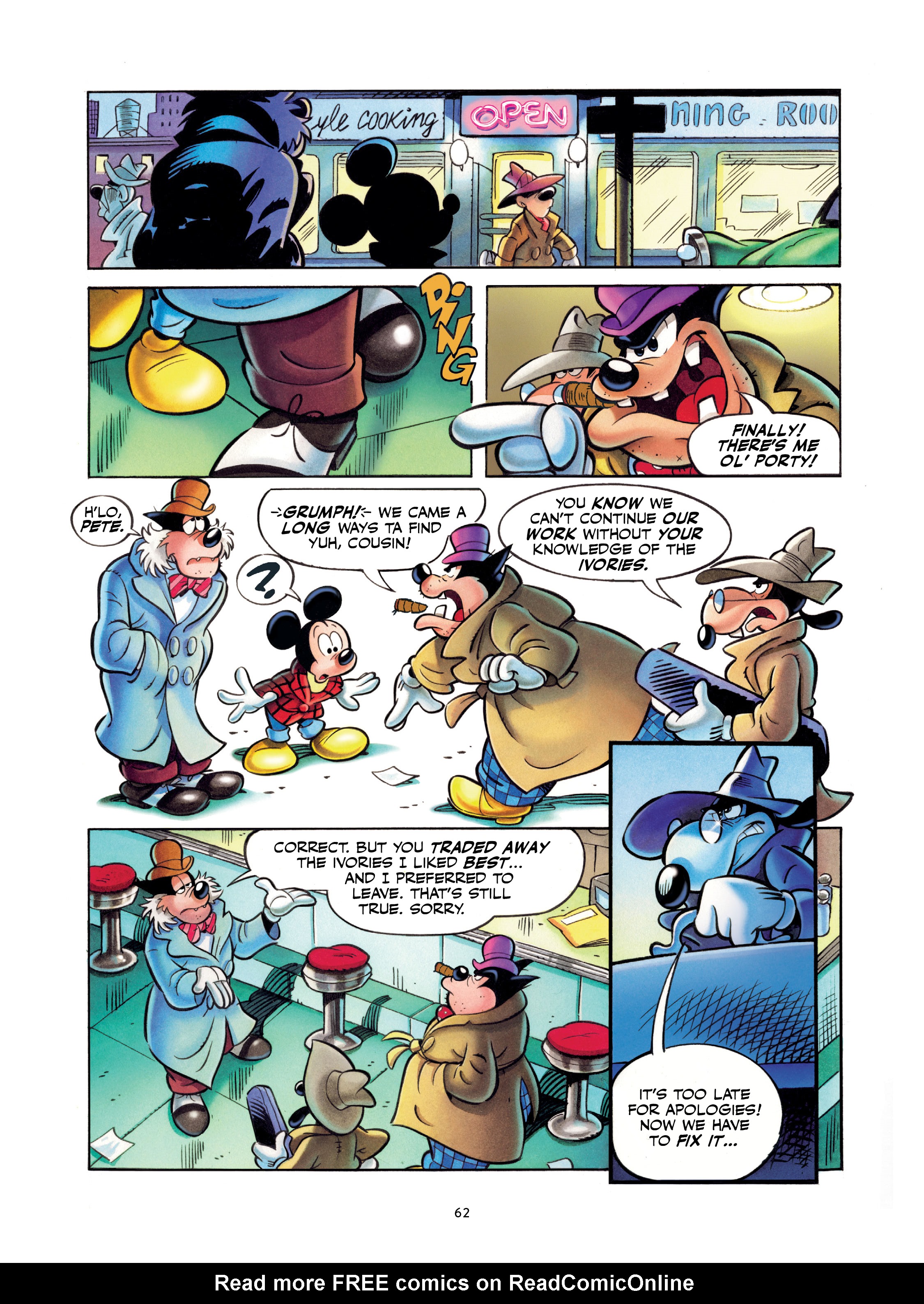 Read online Walt Disney's Mickey and Donald: "For Whom the Doorbell Tolls" and Other Tales Inspired by Hemingway comic -  Issue # TPB (Part 1) - 63