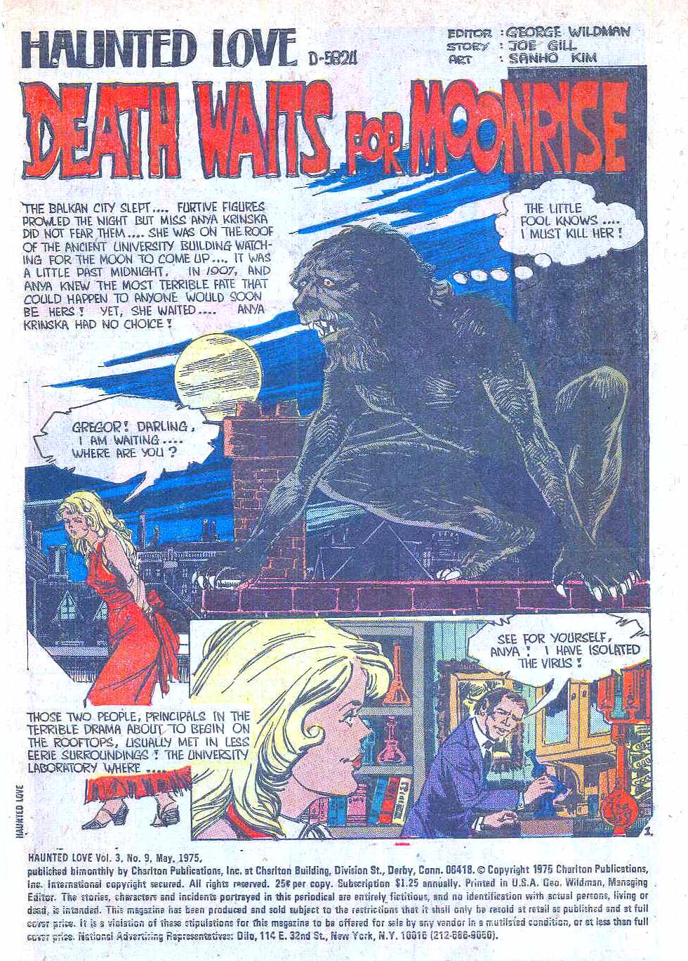 Read online Haunted Love (1973) comic -  Issue #9 - 3