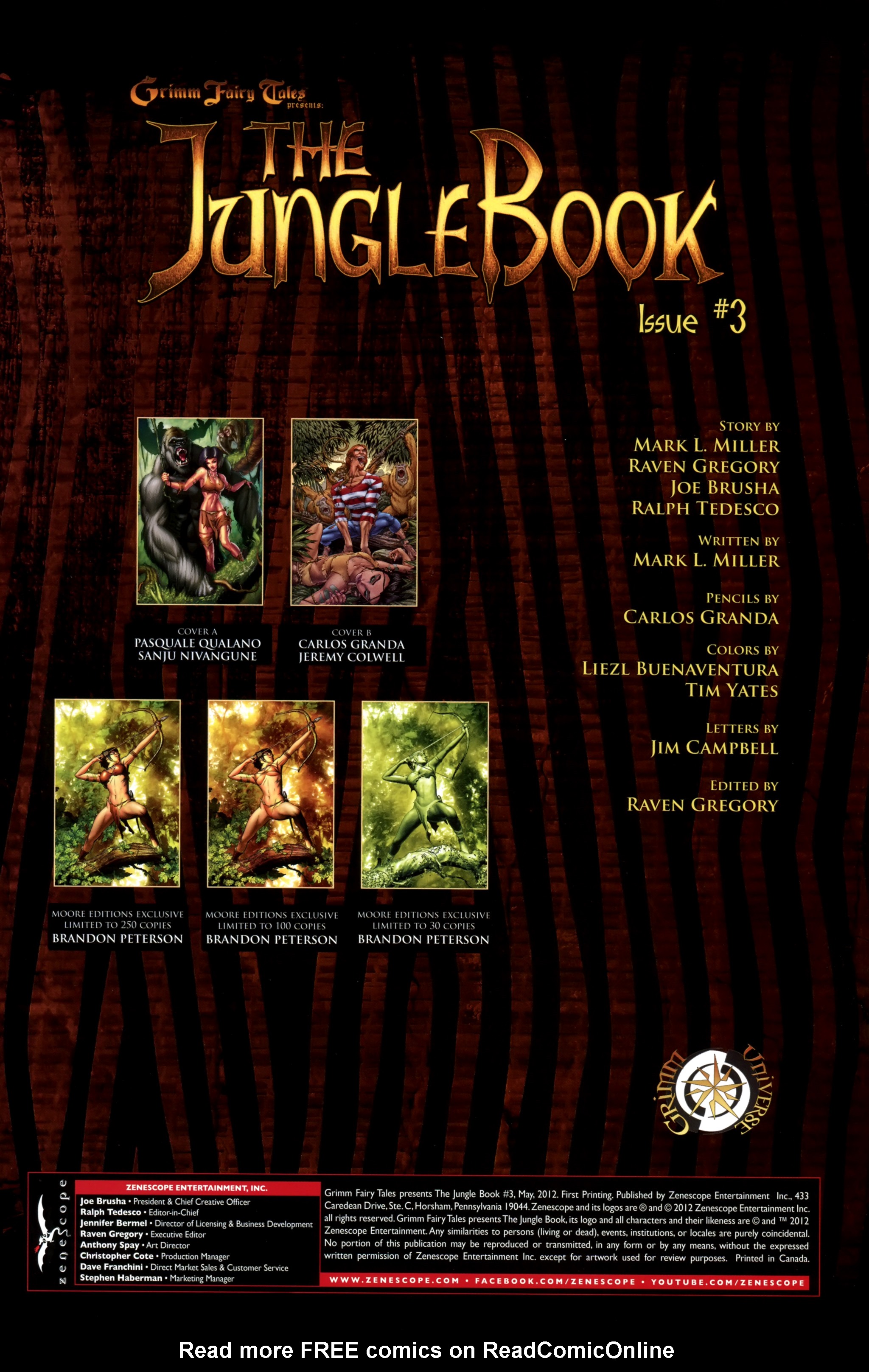Read online Grimm Fairy Tales presents The Jungle Book comic -  Issue #3 - 3