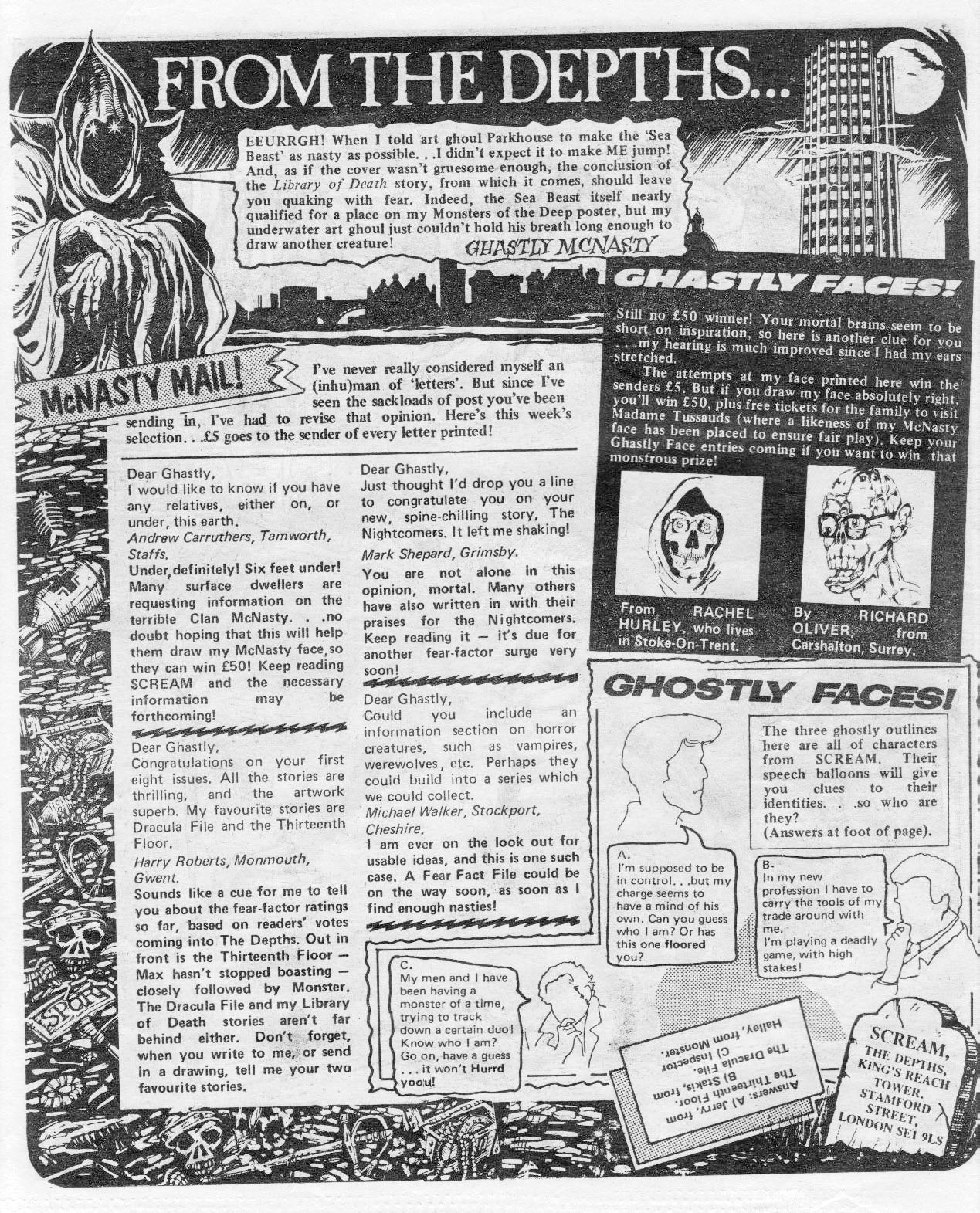 Read online Scream! (1984) comic -  Issue #14 - 2