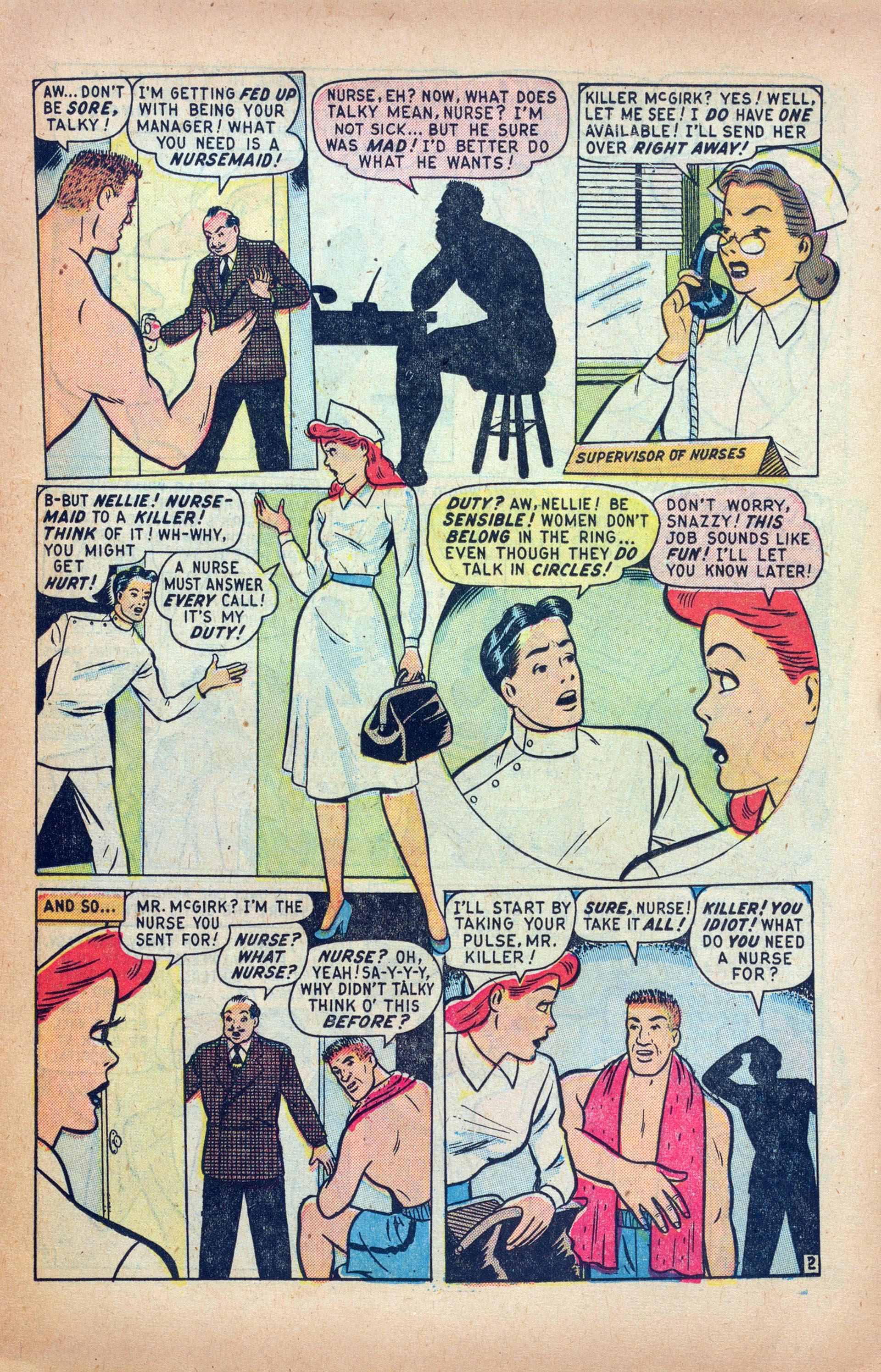 Read online Nellie The Nurse (1945) comic -  Issue #24 - 11