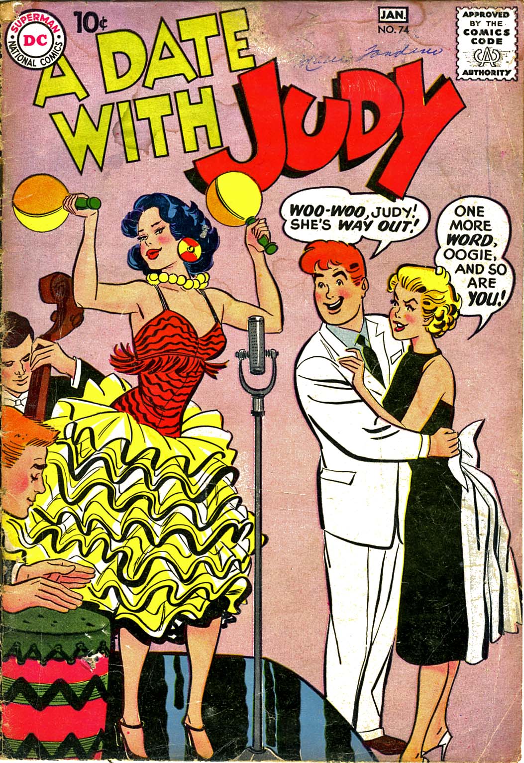 Read online A Date with Judy comic -  Issue #74 - 1