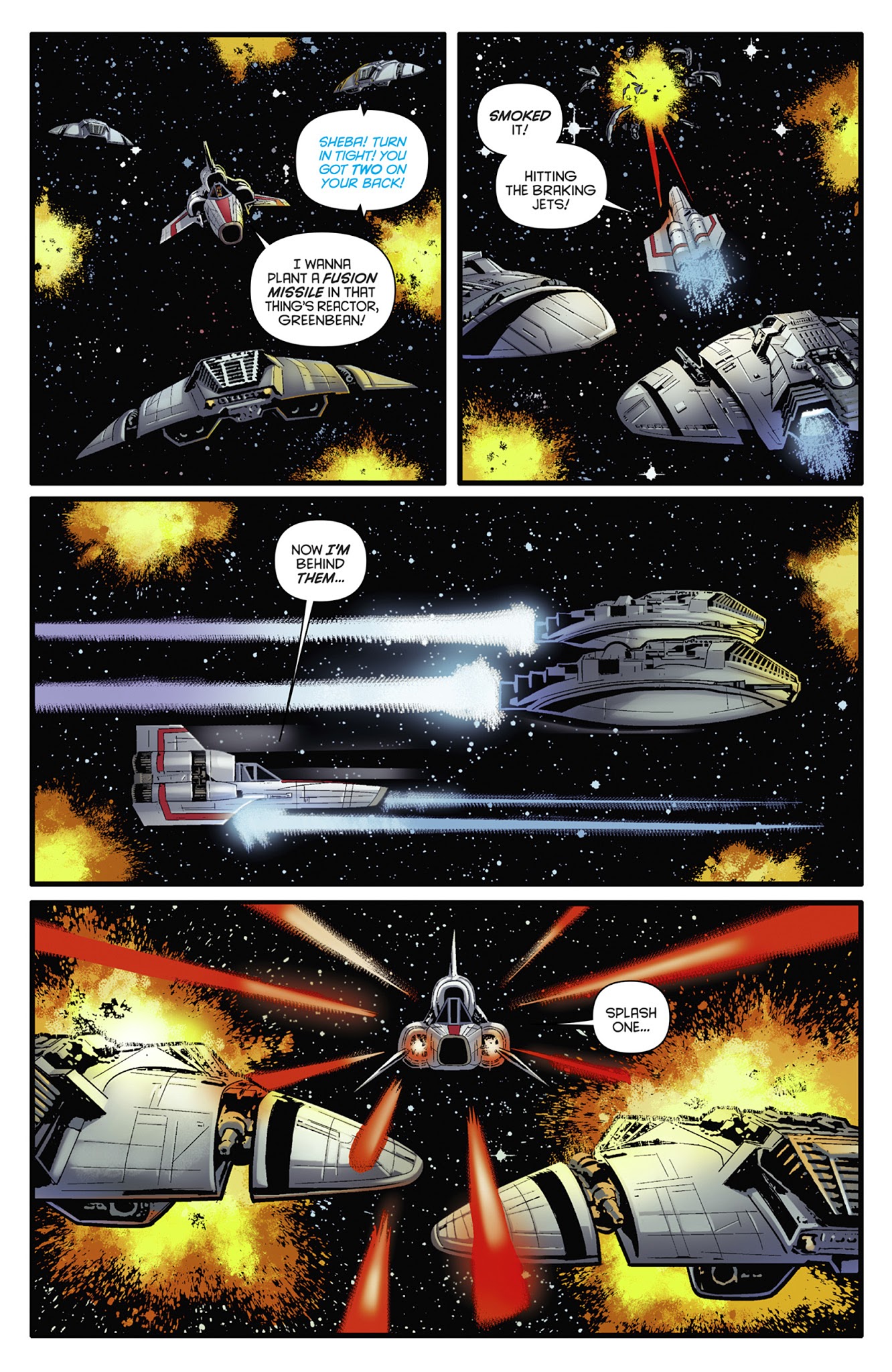 Read online Classic Battlestar Galactica: The Death of Apollo comic -  Issue #4 - 10