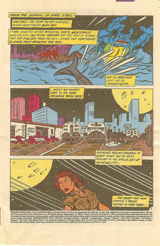 Read online Teenage Mutant Ninja Turtles Adventures (1989) comic -  Issue #18 - 2