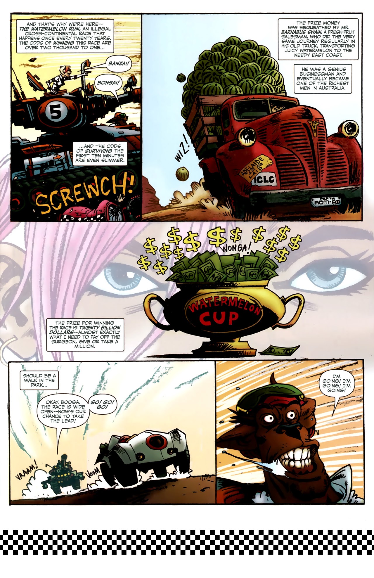 Read online Tank Girl: Skidmarks comic -  Issue #1 - 8