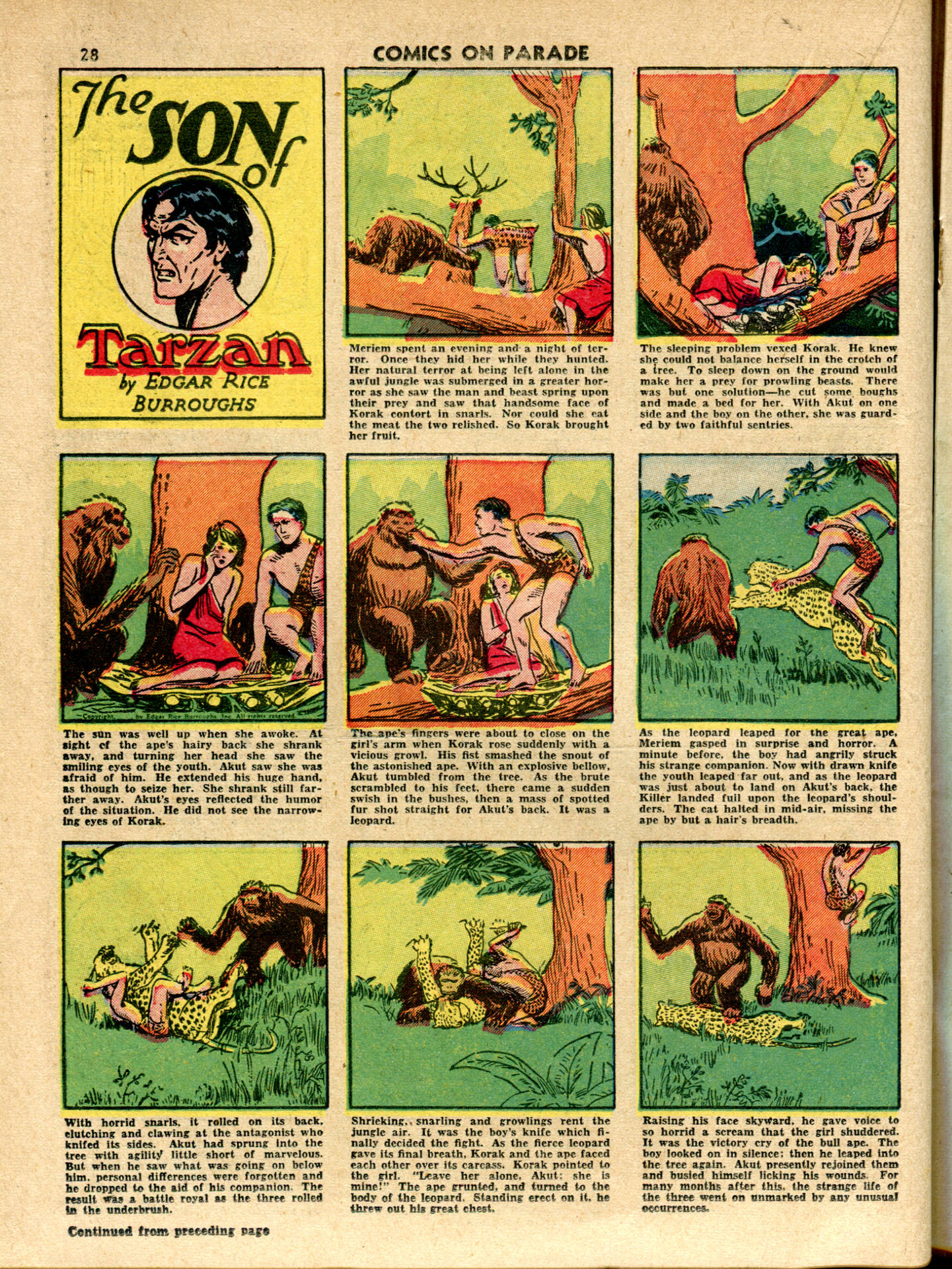 Read online Comics on Parade comic -  Issue #26 - 30