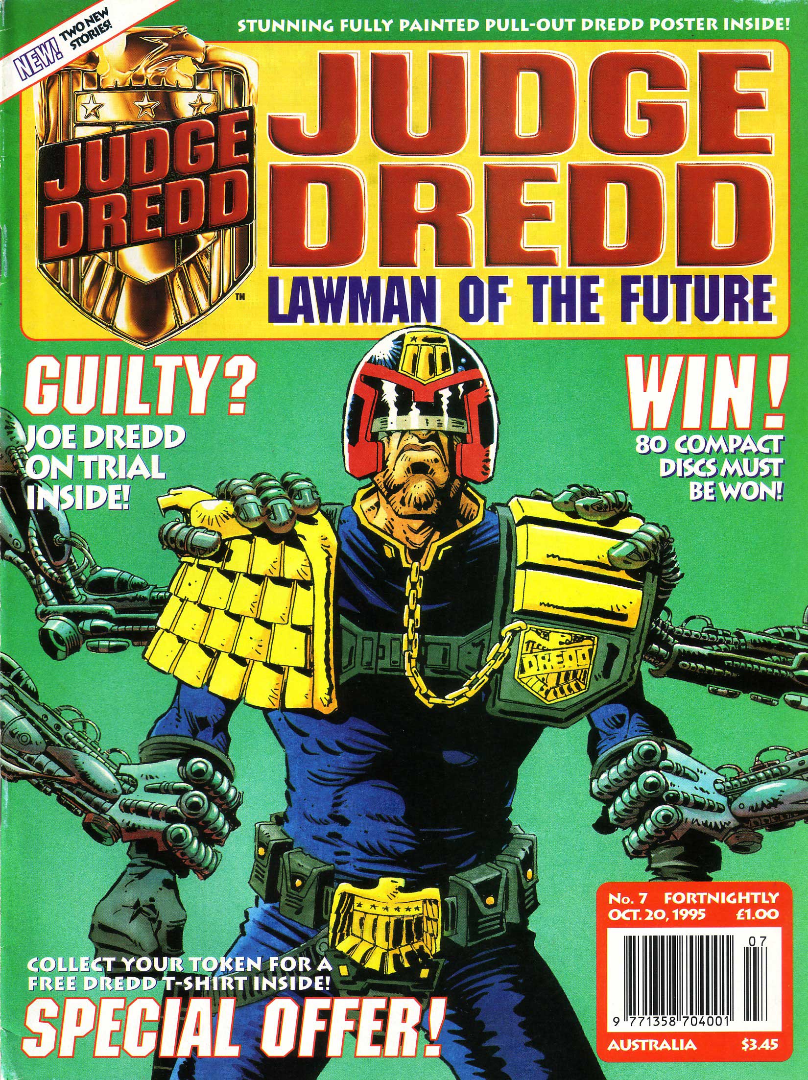 Read online Judge Dredd Lawman of the Future comic -  Issue #7 - 1