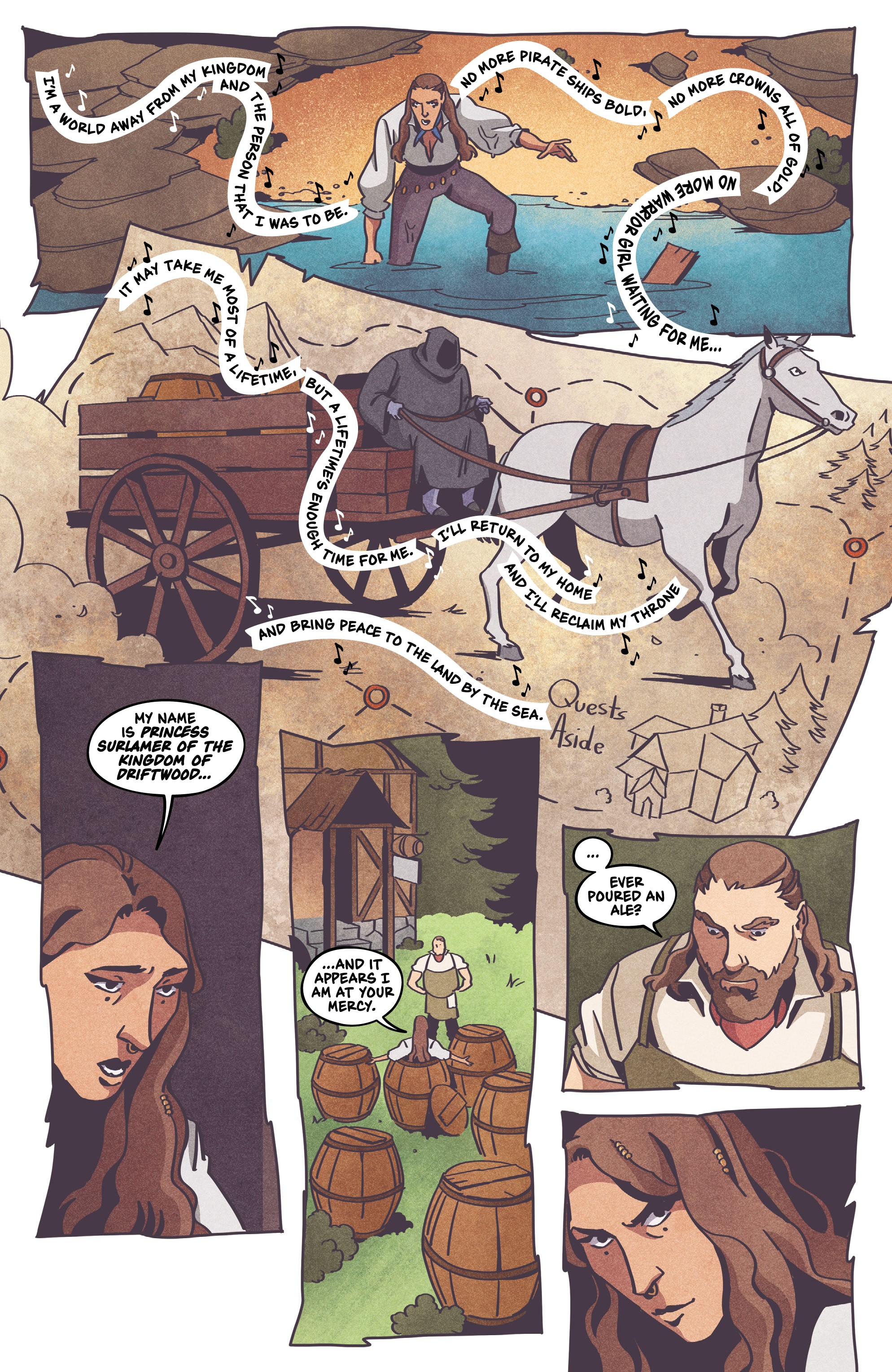 Read online Quests Aside comic -  Issue #4 - 16