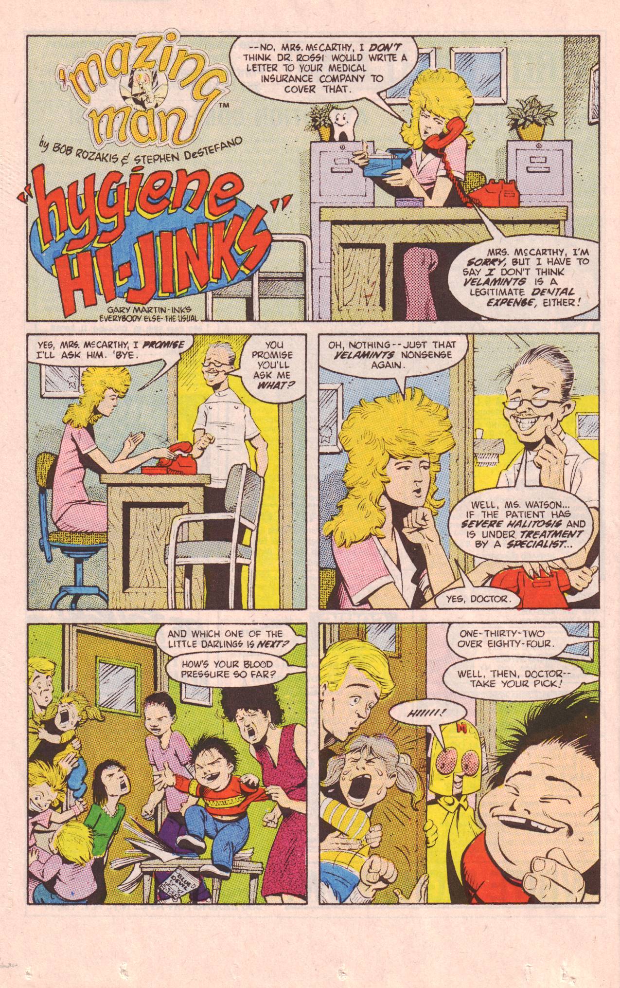 Read online 'Mazing Man comic -  Issue #4 - 18