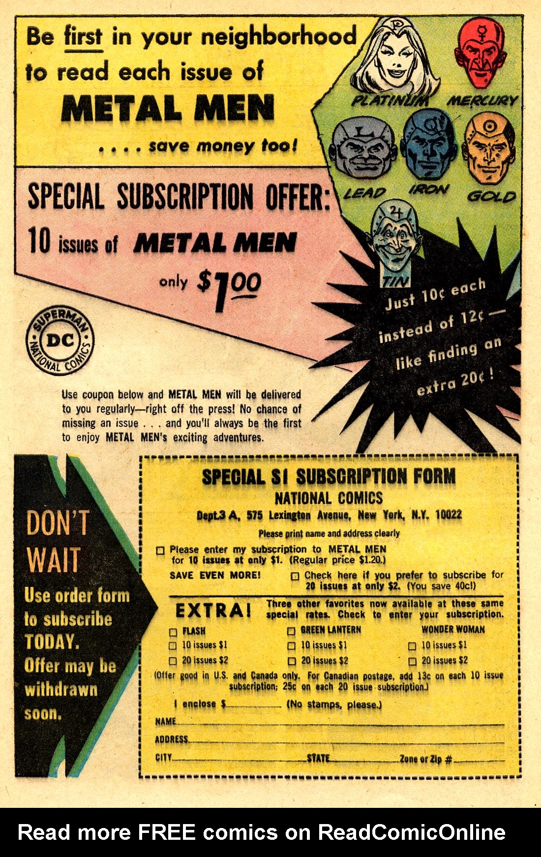 Read online Metal Men (1963) comic -  Issue #8 - 25