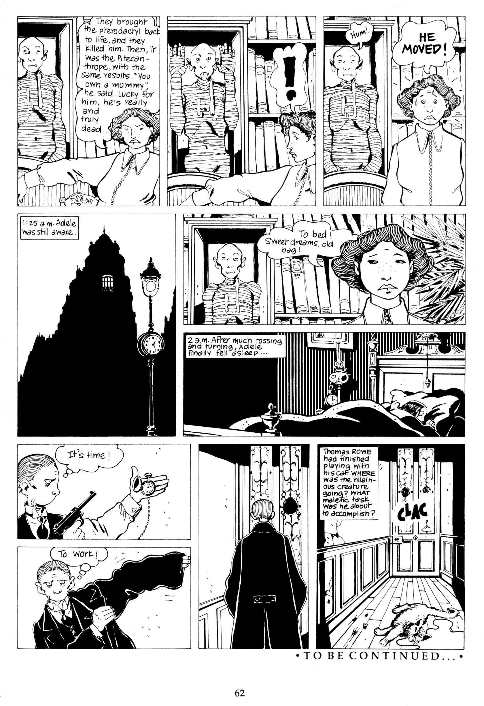 Read online The Extraordinary Adventures of Adele Blanc-Sec comic -  Issue #4 - 9