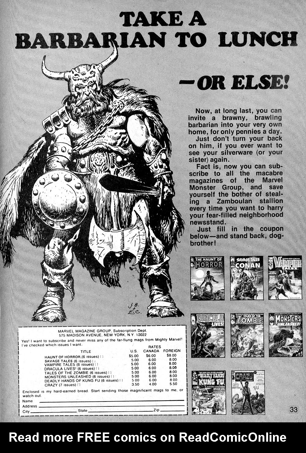 Read online Vampire Tales comic -  Issue #6 - 29