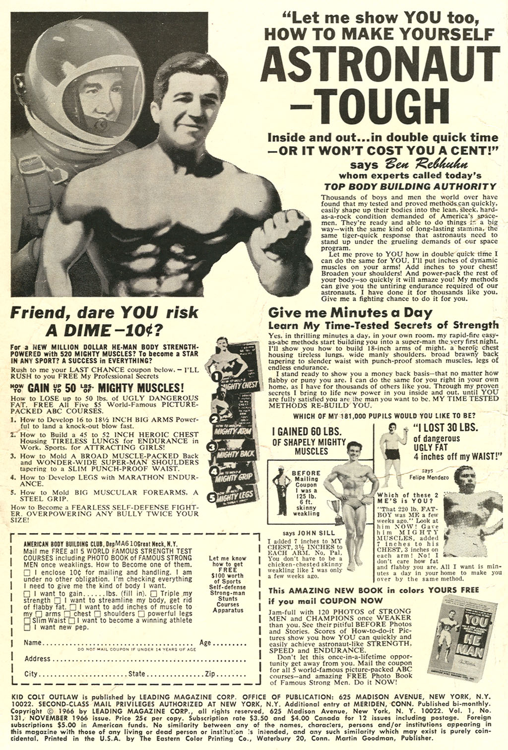 Read online Kid Colt Outlaw comic -  Issue #131 - 2