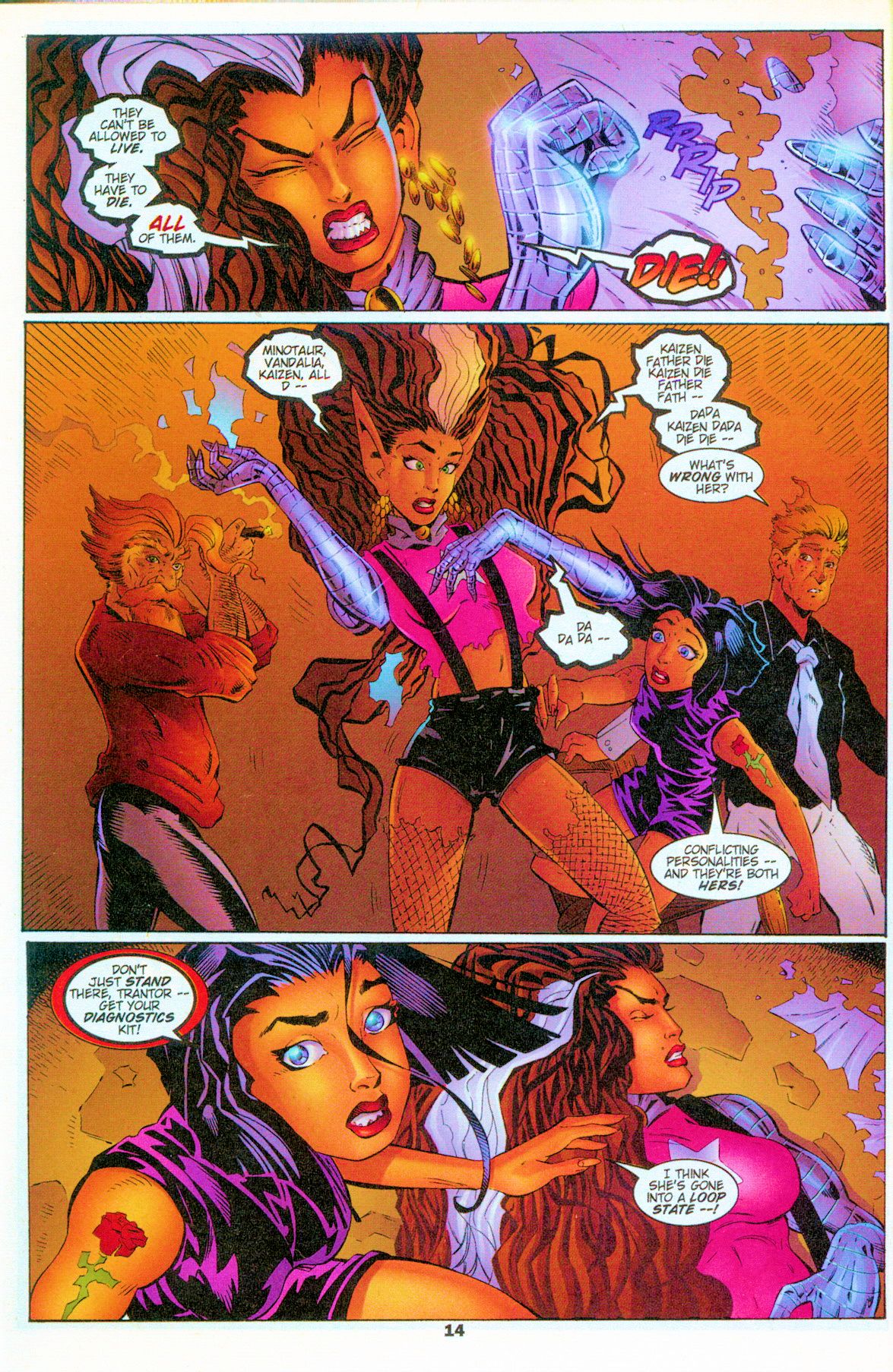 Read online Cybernary comic -  Issue #3 - 14