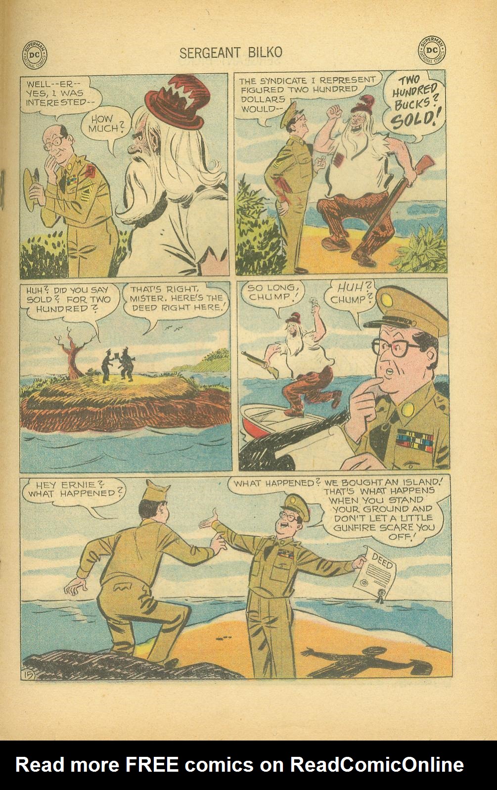 Read online Sergeant Bilko comic -  Issue #13 - 19