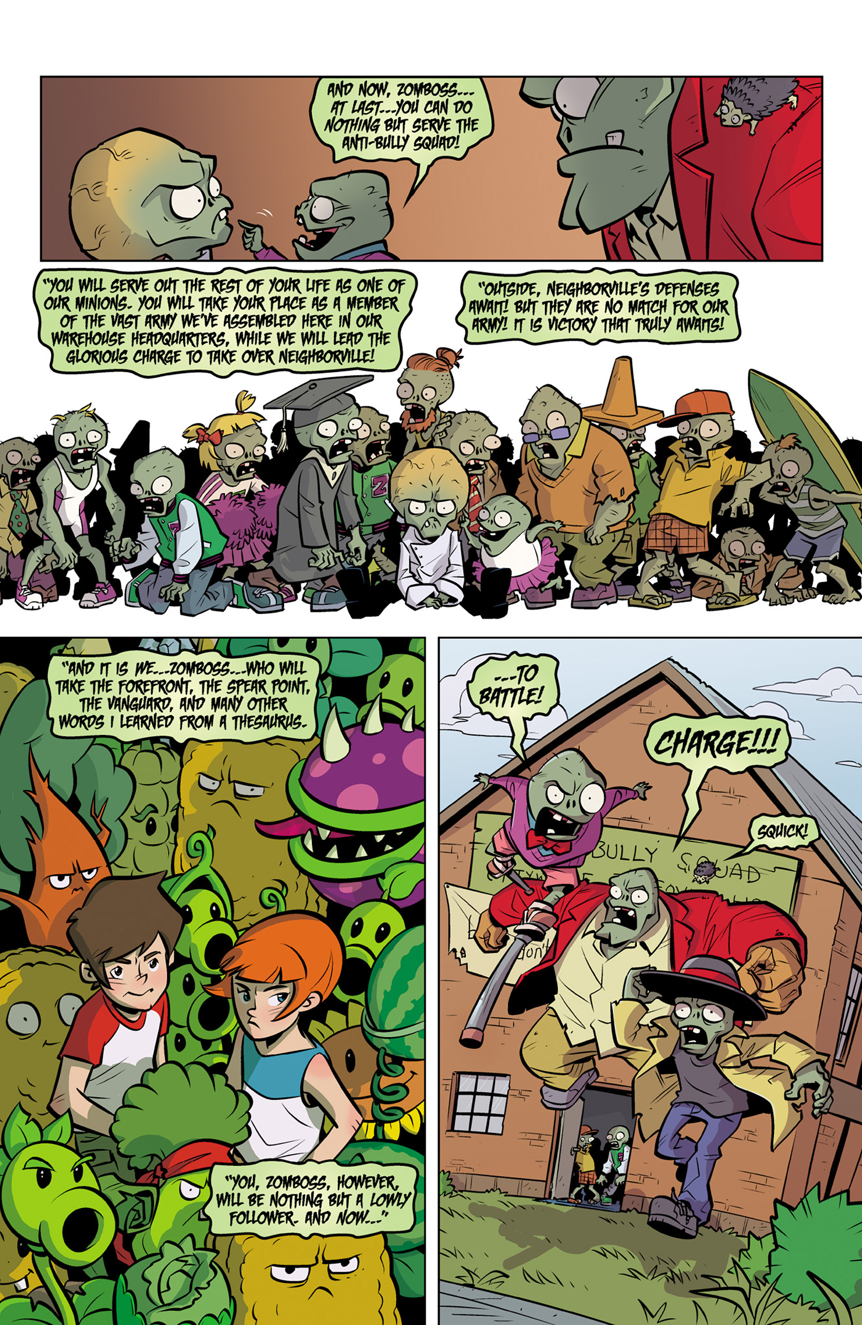 Read online Plants vs. Zombies: Bully For You comic -  Issue #3 - 15