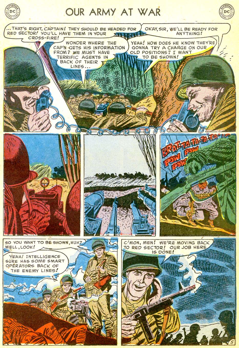 Read online Our Army at War (1952) comic -  Issue #10 - 23