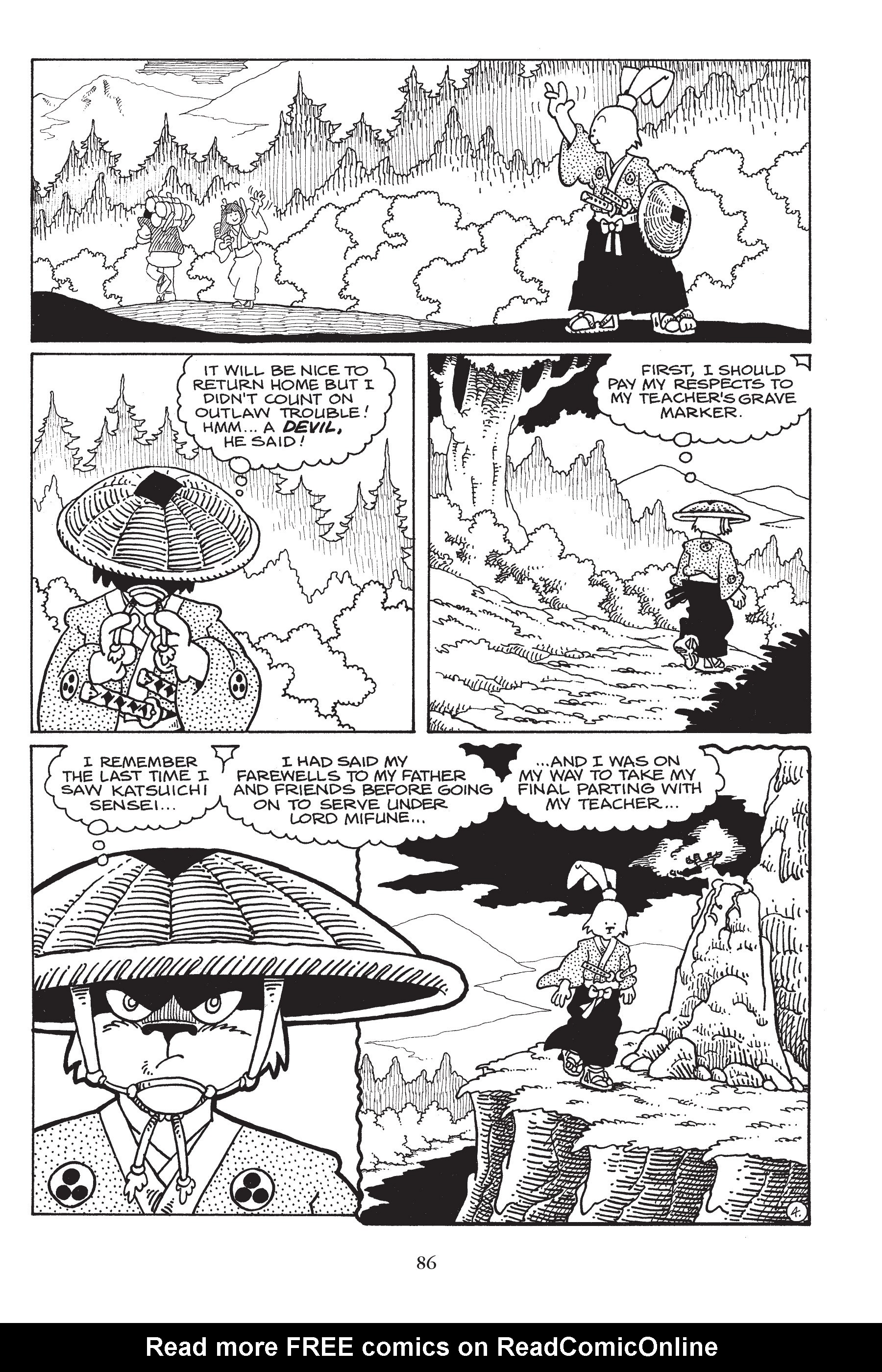 Read online Usagi Yojimbo (1987) comic -  Issue # _TPB 6 - 85