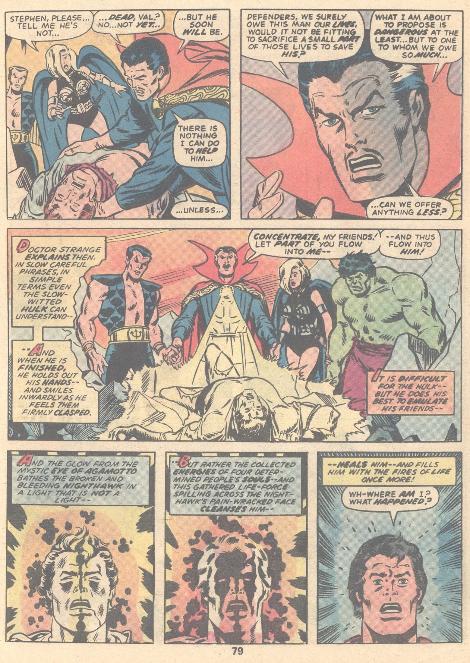 Read online Marvel Treasury Edition comic -  Issue #16 - 79