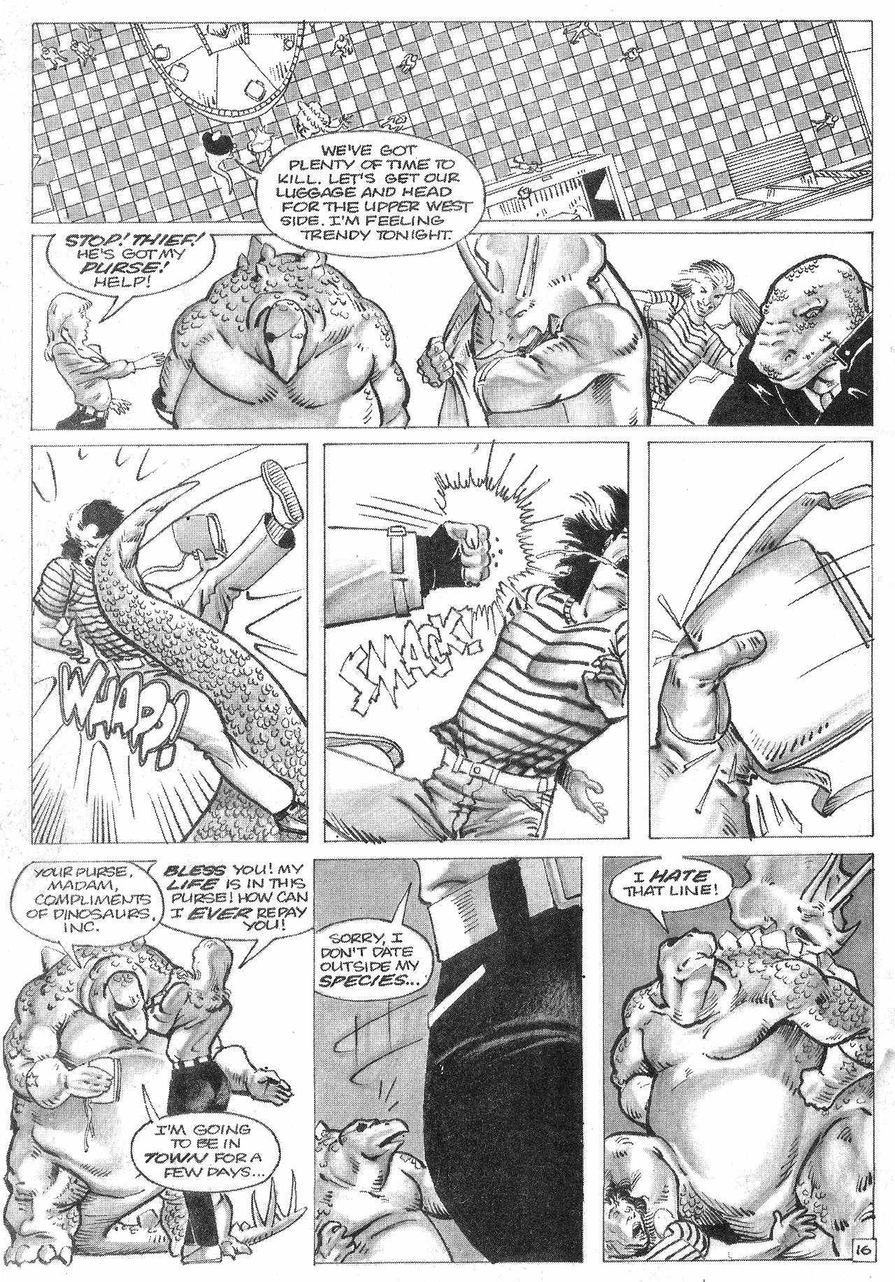 Read online Dinosaurs For Hire (1988) comic -  Issue #1 - 18