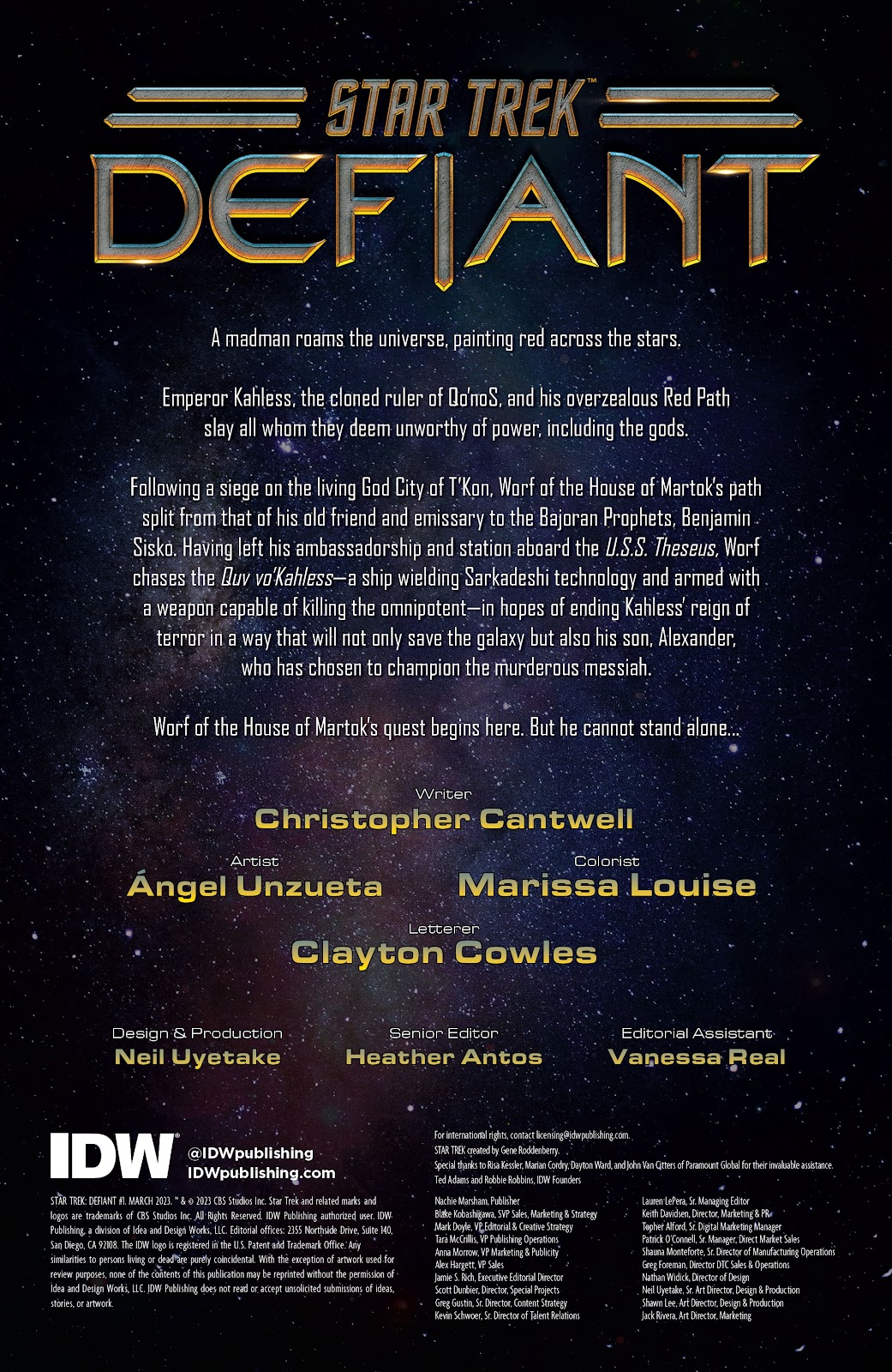 Star Trek: Defiant issue 1 - Page 2