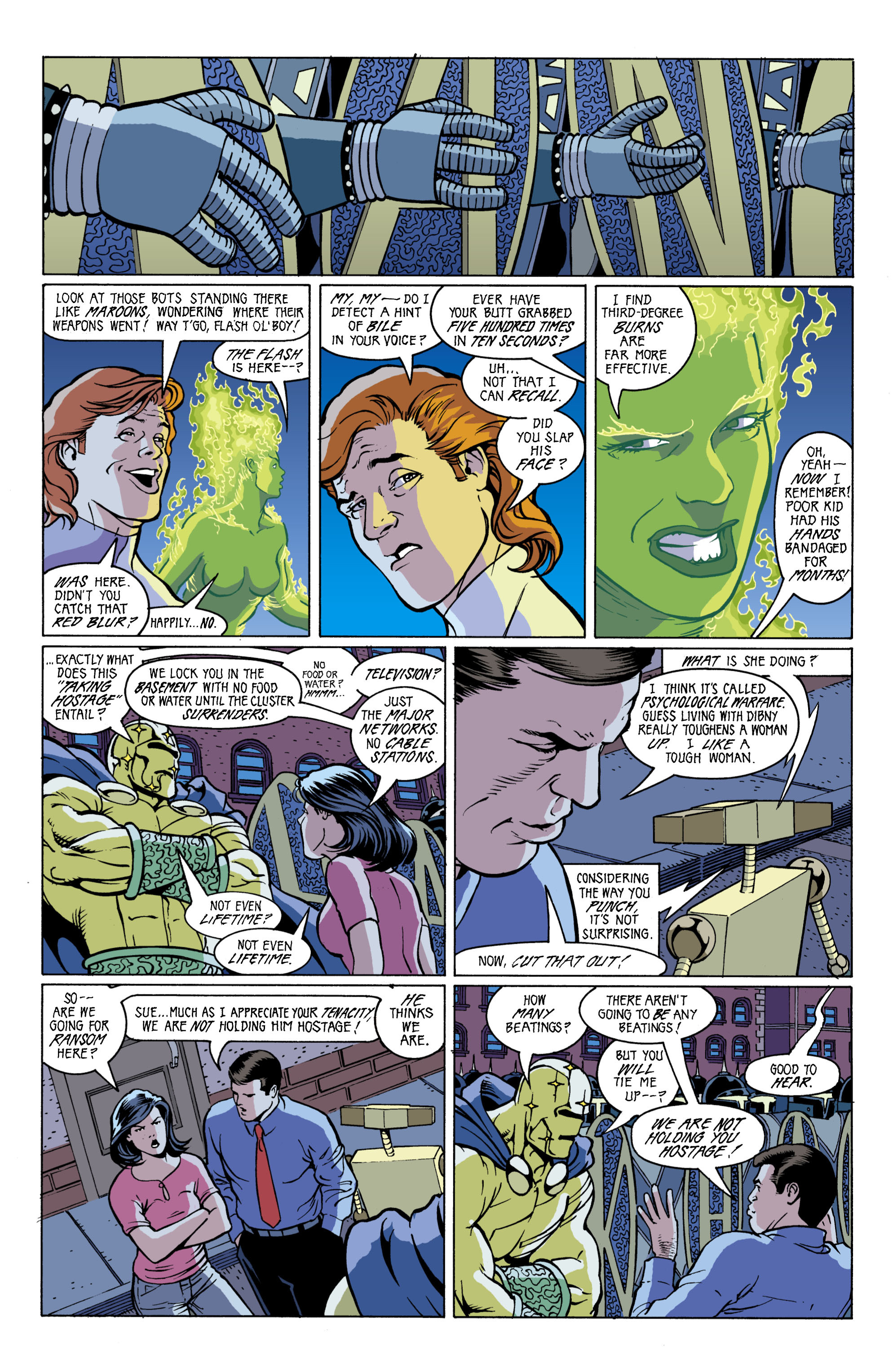 Read online Formerly Known as the Justice League comic -  Issue #6 - 17