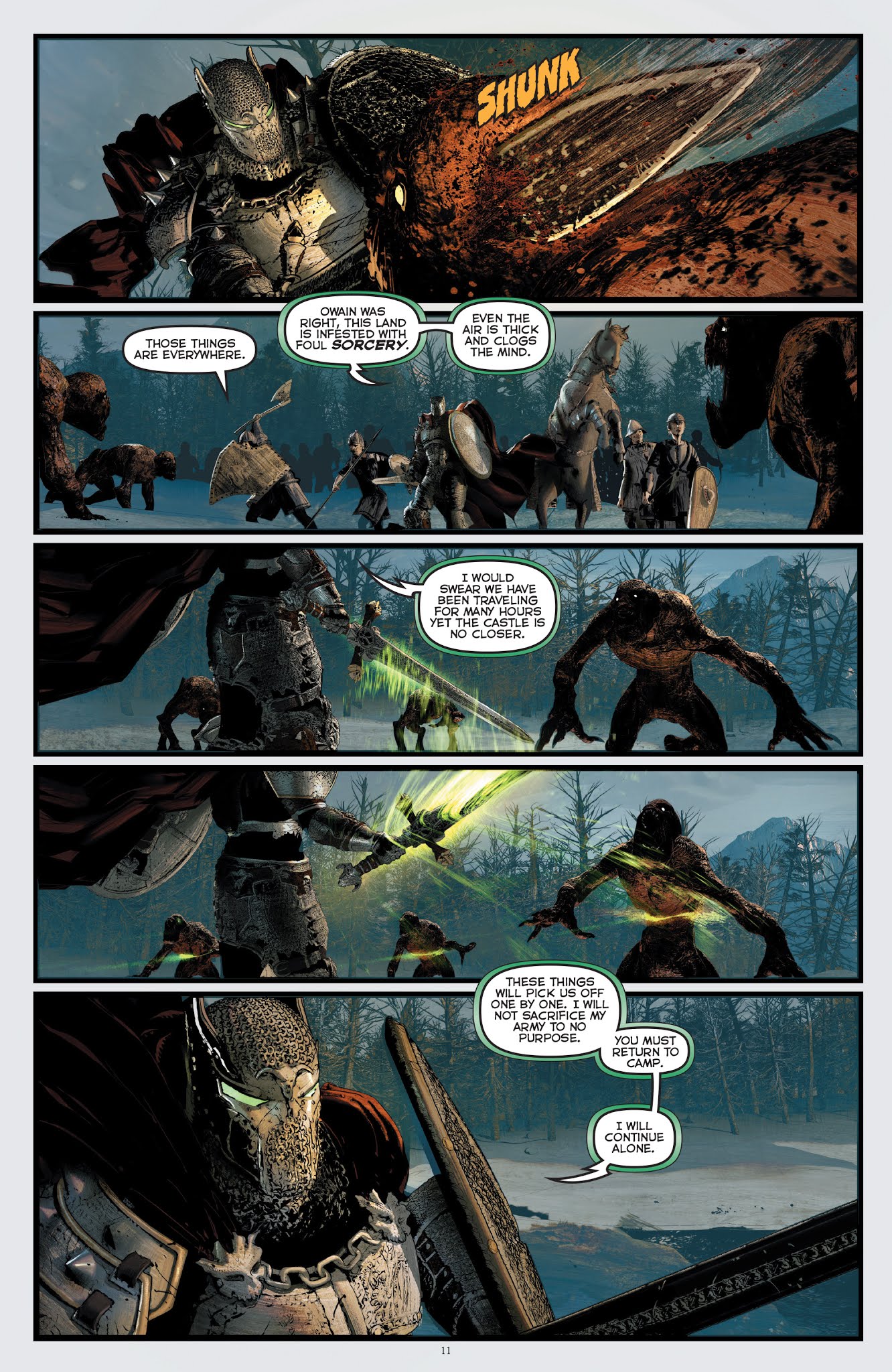 Read online Medieval Spawn and Witchblade comic -  Issue #3 - 13