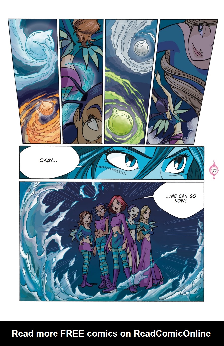 Read online W.i.t.c.h. Graphic Novels comic -  Issue # TPB 1 - 176