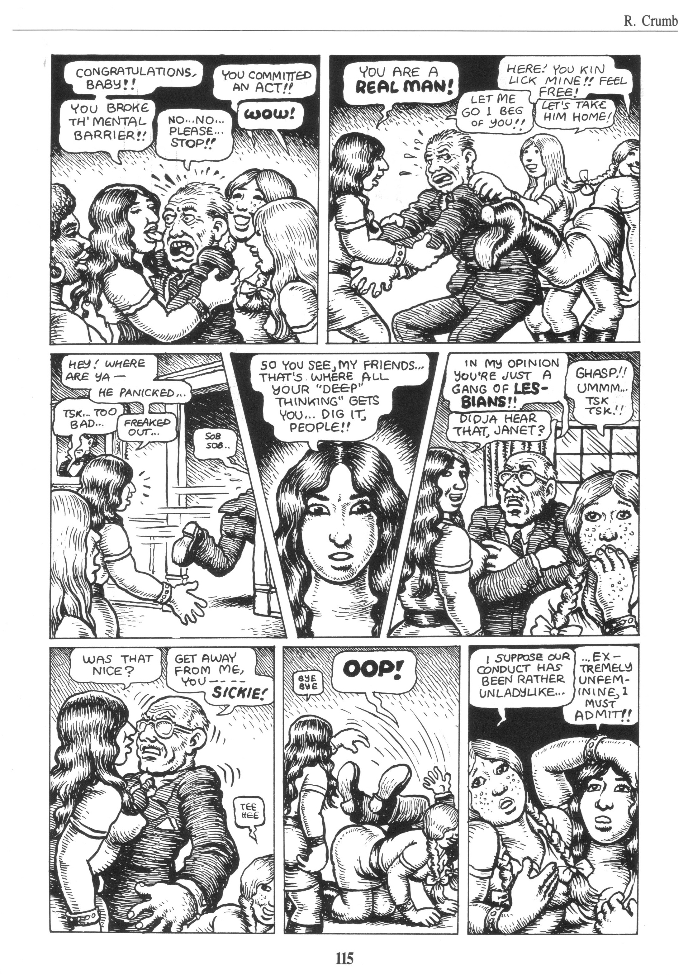 Read online The Complete Crumb Comics comic -  Issue # TPB 5 - 126