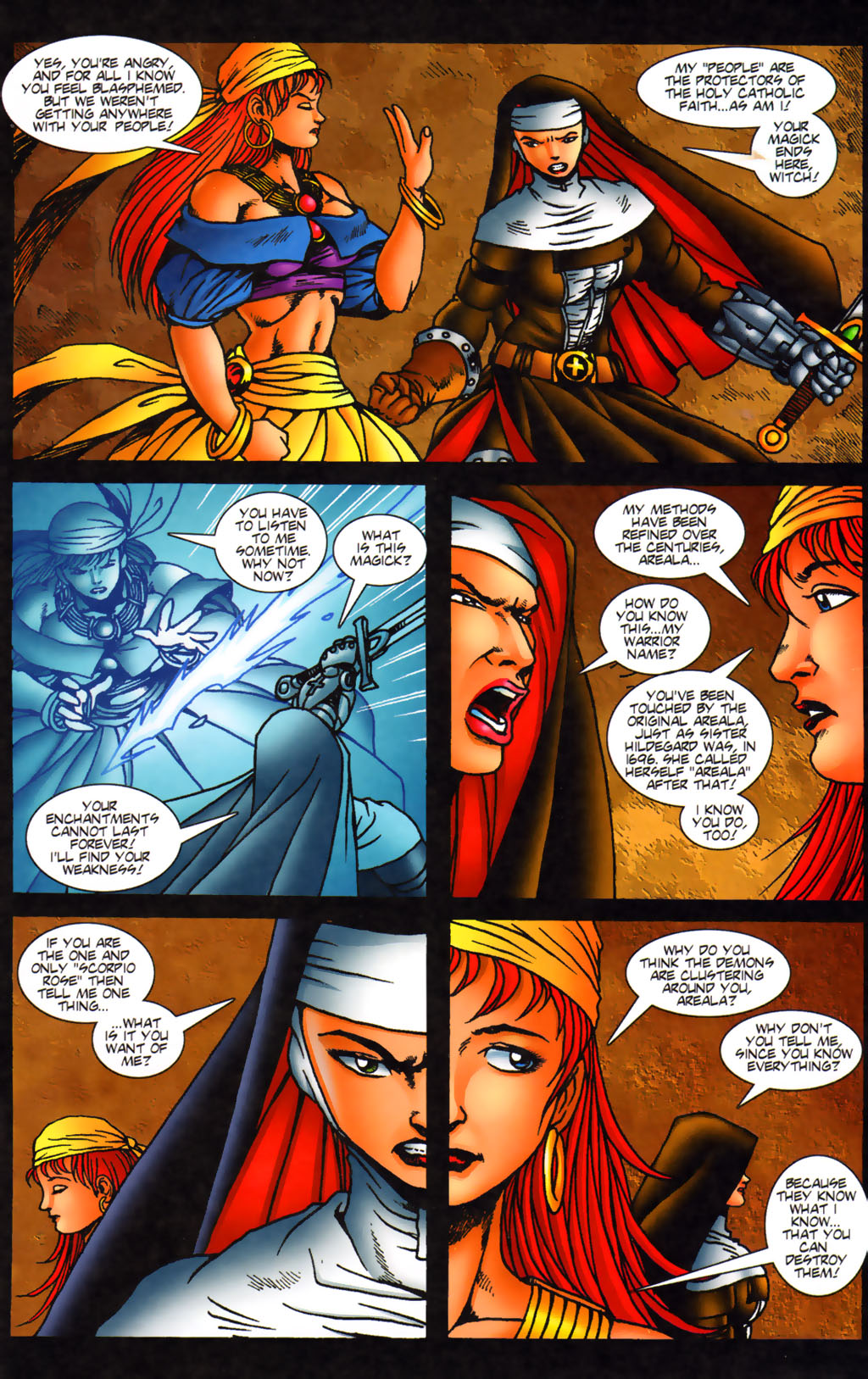 Read online Warrior Nun Areala: Scorpio Rose comic -  Issue #3 - 9