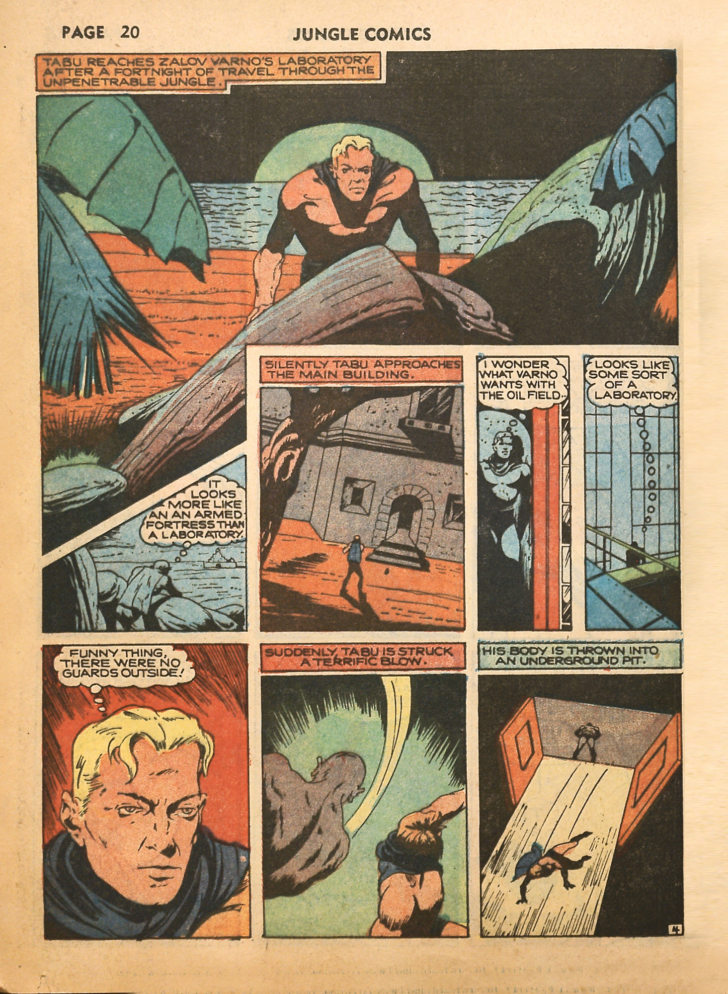 Read online Jungle Comics comic -  Issue #13 - 22