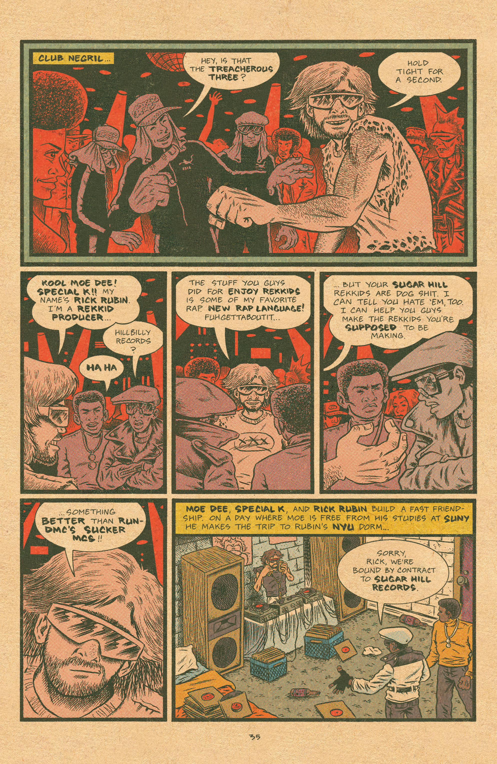 Read online Free Comic Book Day 2015 comic -  Issue # Hip Hop Family Tree Three-in-One - Featuring Cosplayers - 17