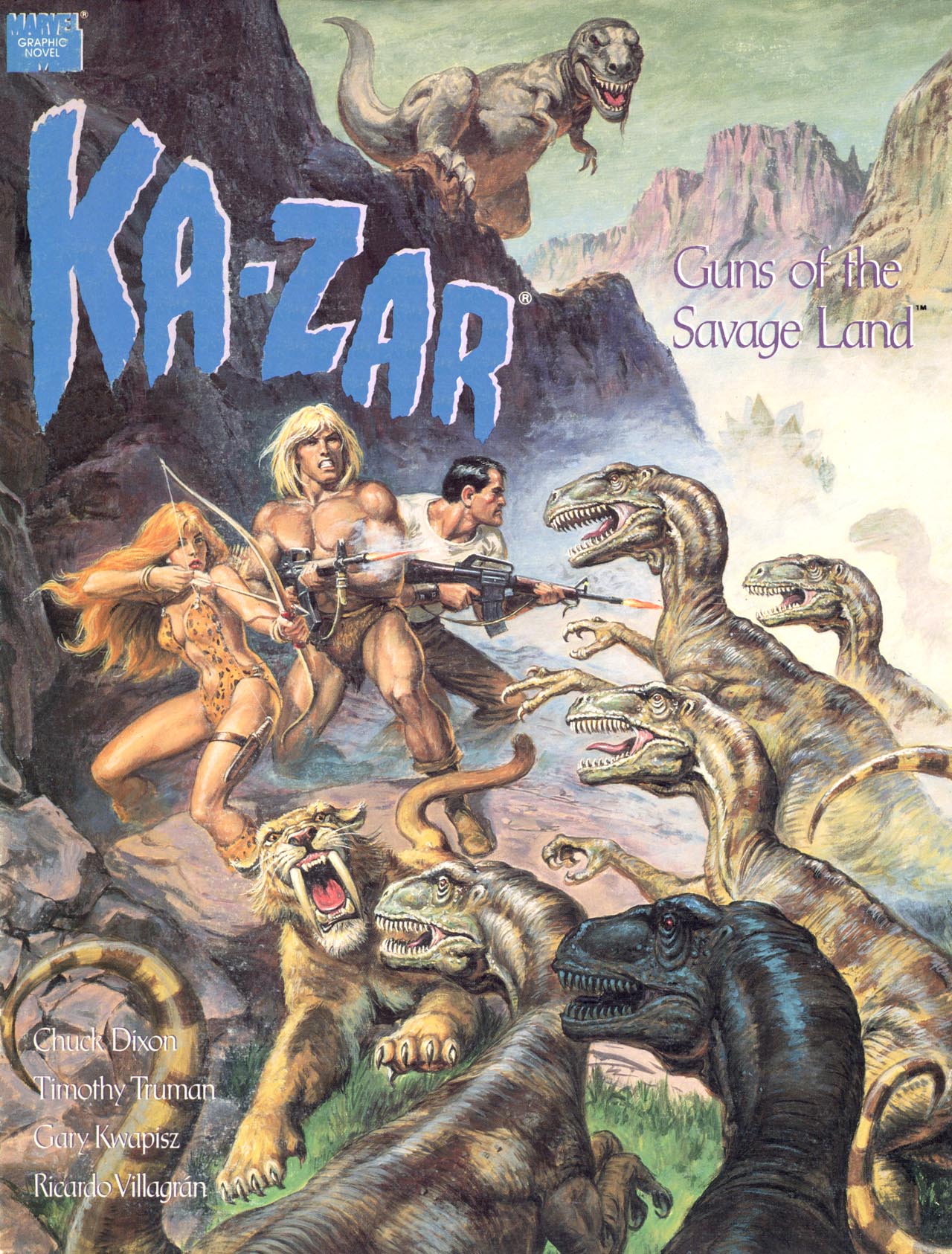 Read online Marvel Graphic Novel comic -  Issue #62 - Ka-Zar - Guns of the Savage Land - 1