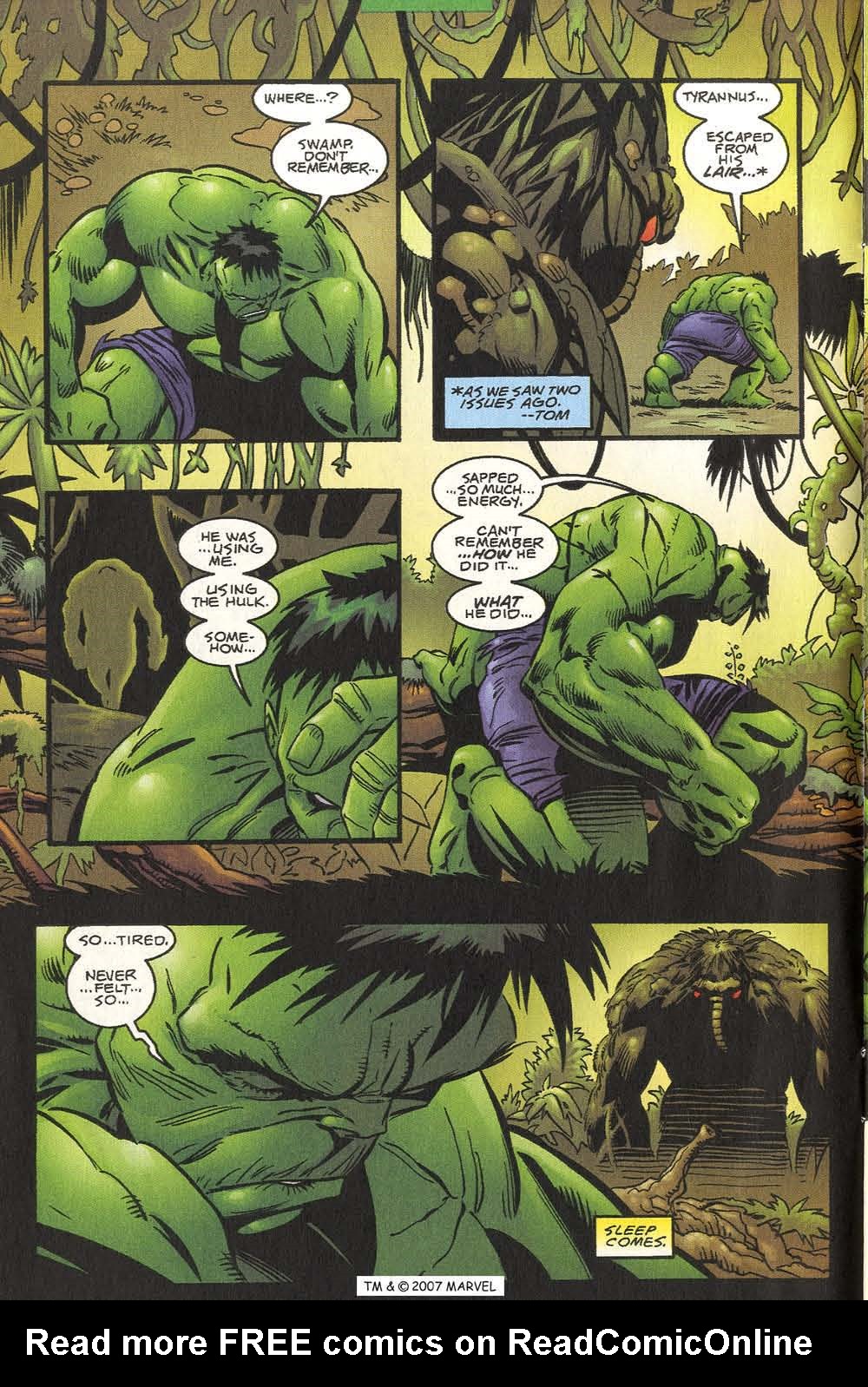 Read online Hulk (1999) comic -  Issue #6 - 6