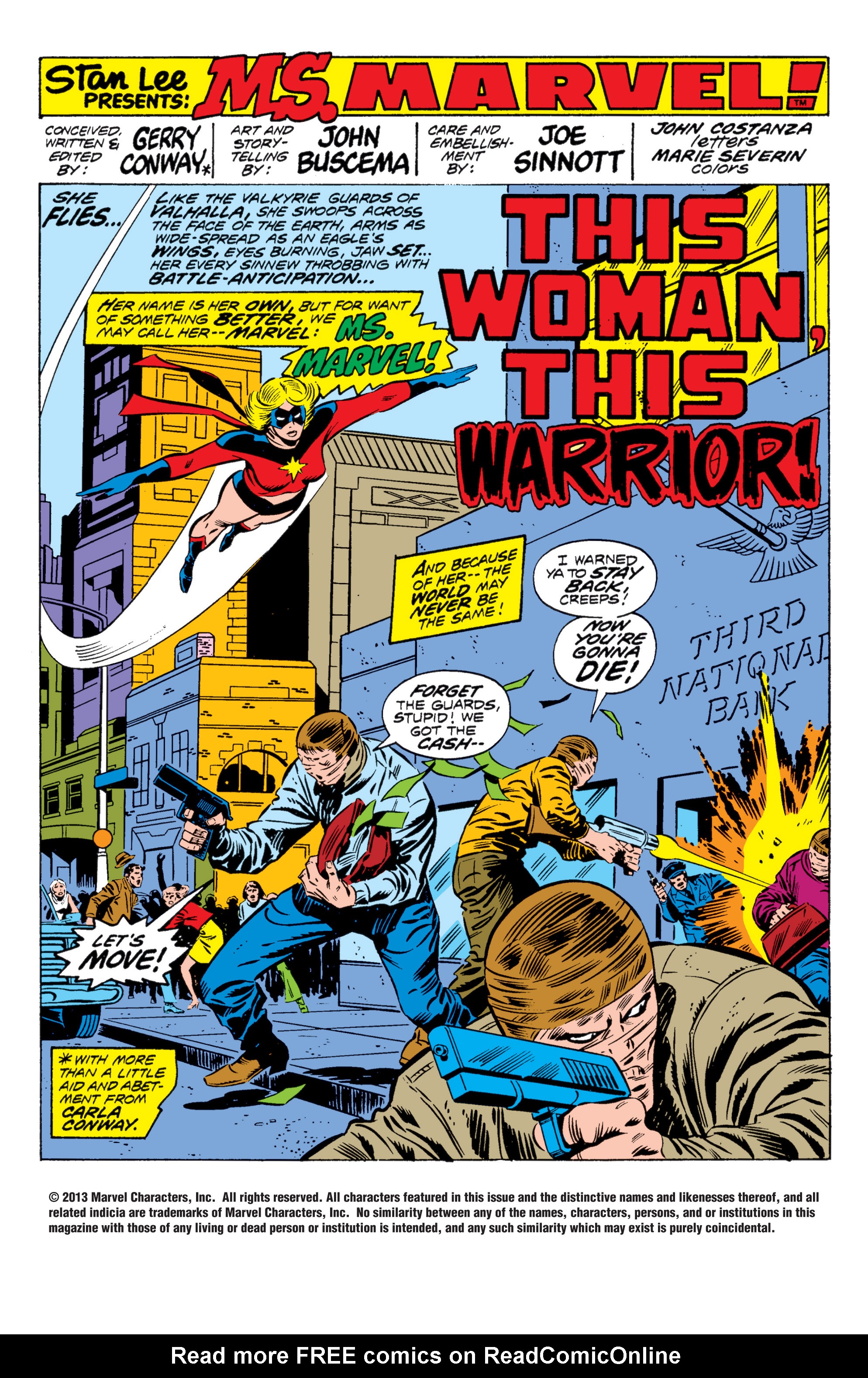 Read online Ms. Marvel (1977) comic -  Issue #1 - 2