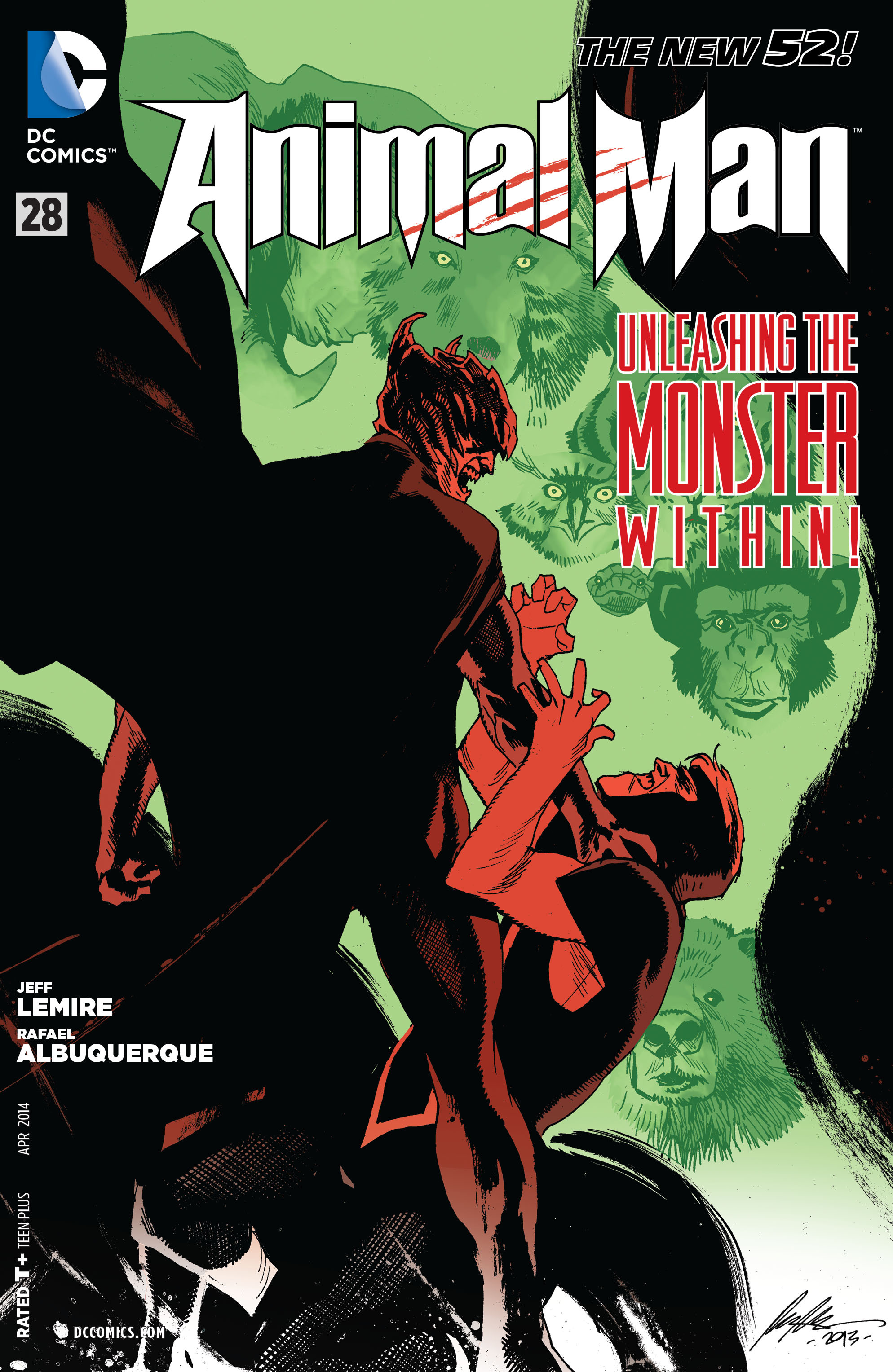 Read online Animal Man (2011) comic -  Issue #28 - 1